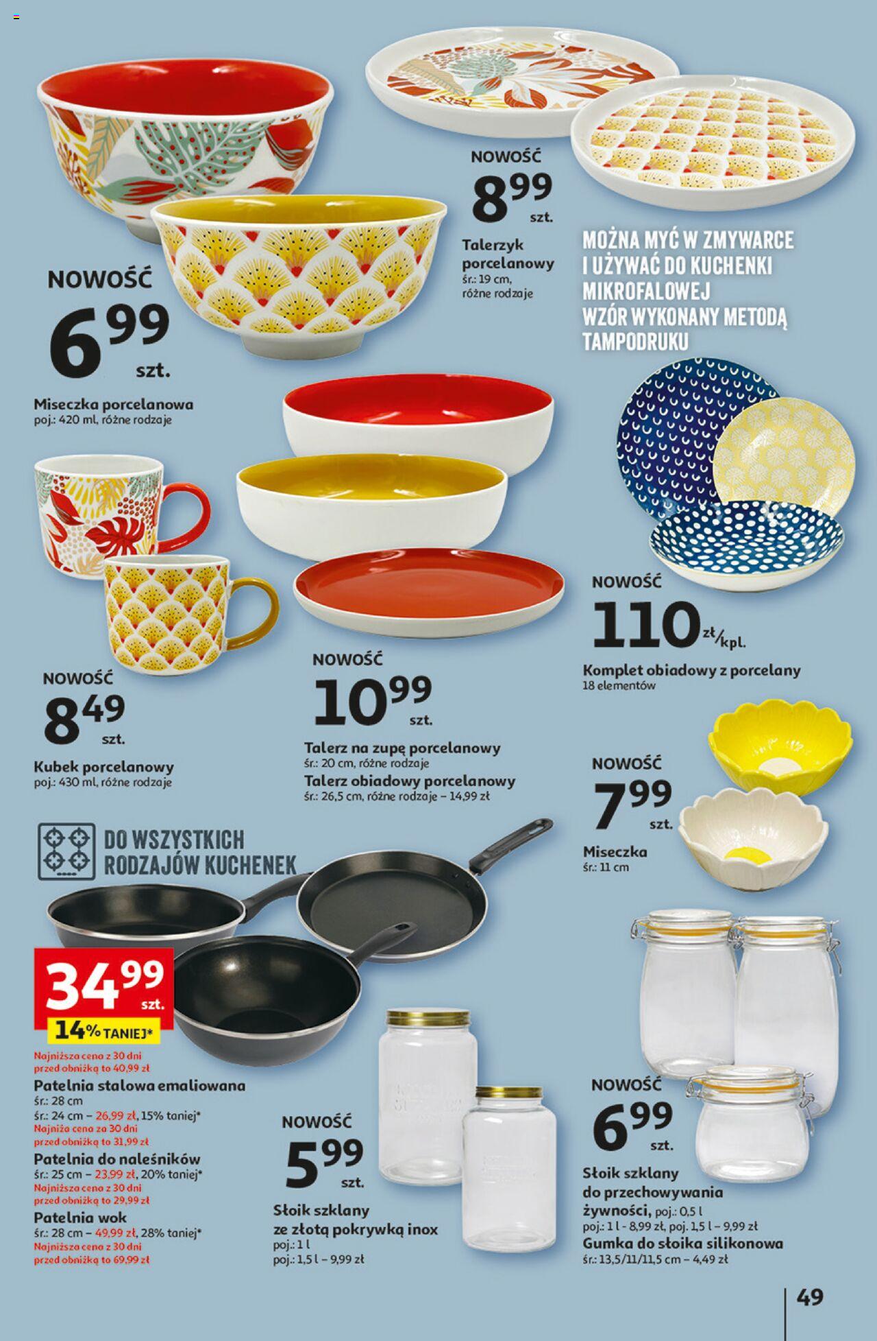 Auchan Ceny w dół Hipermarket Gazetka ważna od 13.06.2024 do 19.06.2024 strona 48
