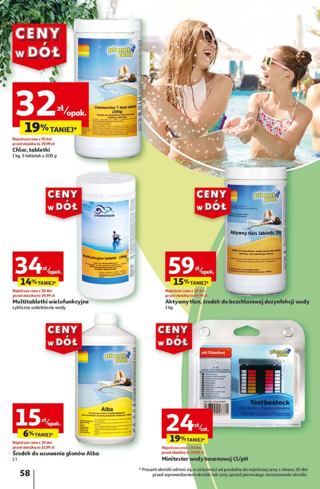 Auchan Ceny w dół Hipermarket Gazetka ważna od 13.06.2024 do 19.06.2024 strona 57