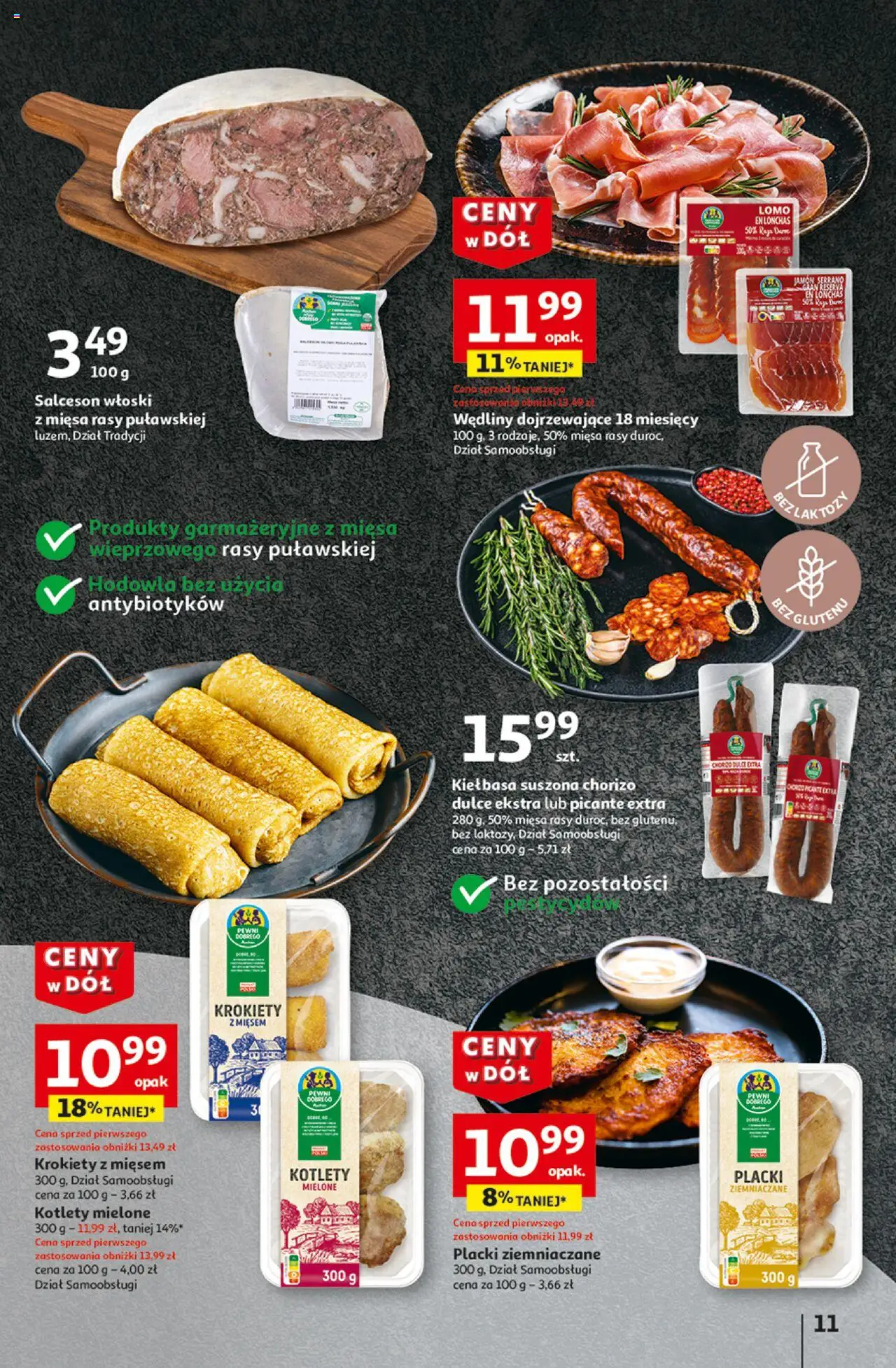 Auchan Ceny w dół Hipermarket Gazetka ważna od 16.01.2025 do 22.01.2025 strona 13