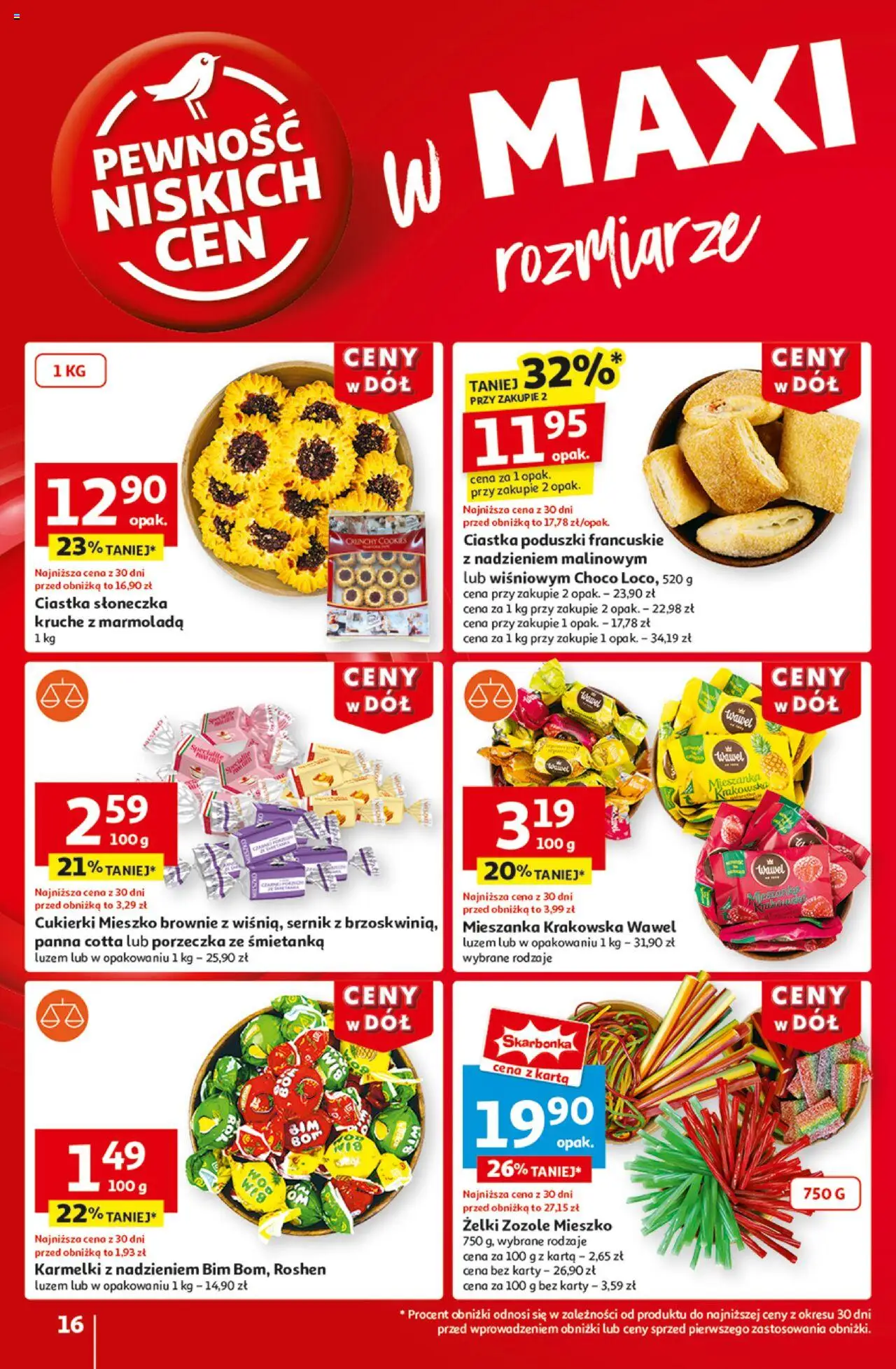 Auchan Ceny w dół Hipermarket Gazetka ważna od 16.01.2025 do 22.01.2025 strona 18