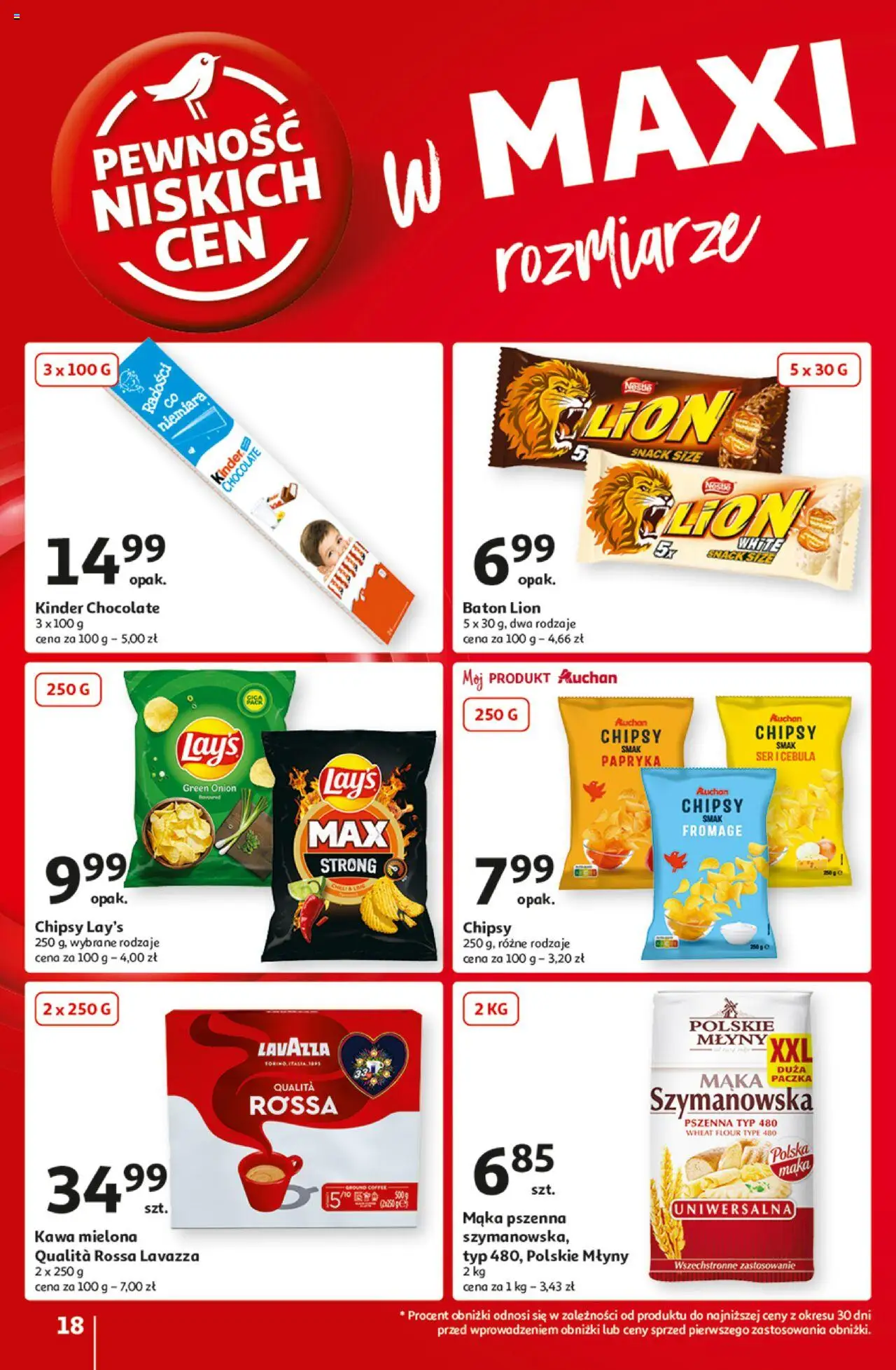 Auchan Ceny w dół Hipermarket Gazetka ważna od 16.01.2025 do 22.01.2025 strona 20