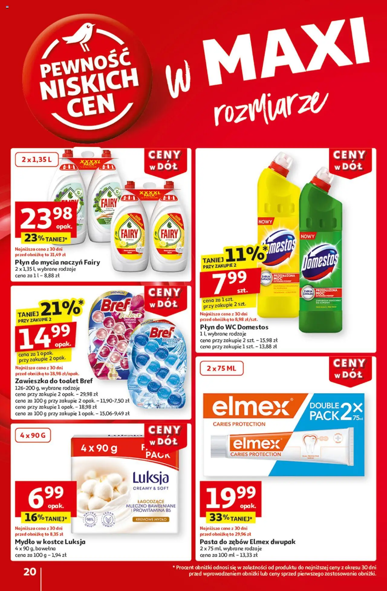 Auchan Ceny w dół Hipermarket Gazetka ważna od 16.01.2025 do 22.01.2025 strona 22