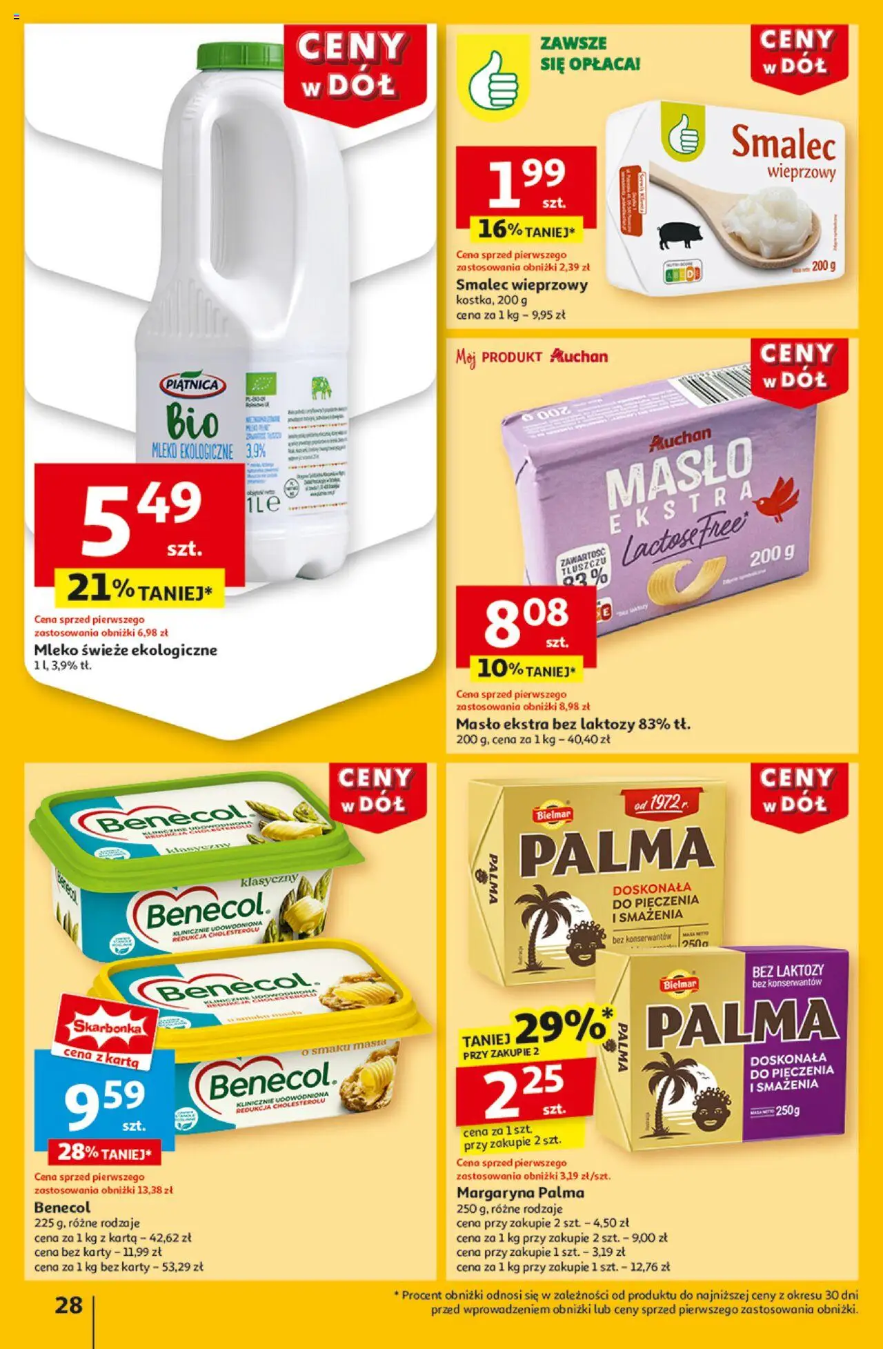 Auchan Ceny w dół Hipermarket Gazetka ważna od 16.01.2025 do 22.01.2025 strona 30