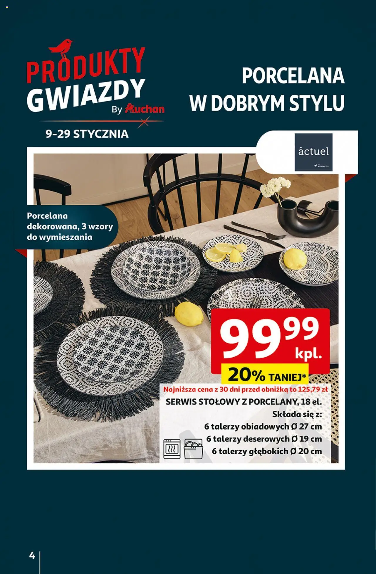 Auchan Ceny w dół Hipermarket Gazetka ważna od 16.01.2025 do 22.01.2025 strona 4