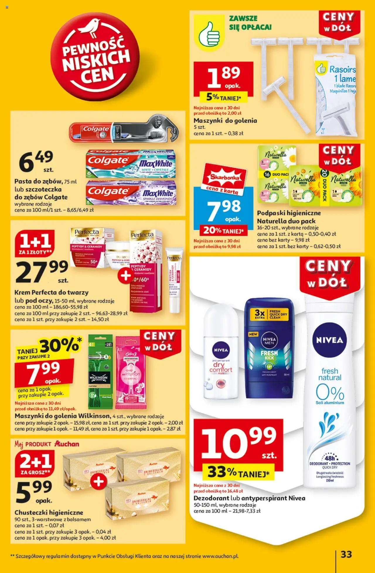Auchan Ceny w dół Hipermarket Gazetka ważna od 16.01.2025 do 22.01.2025 strona 32