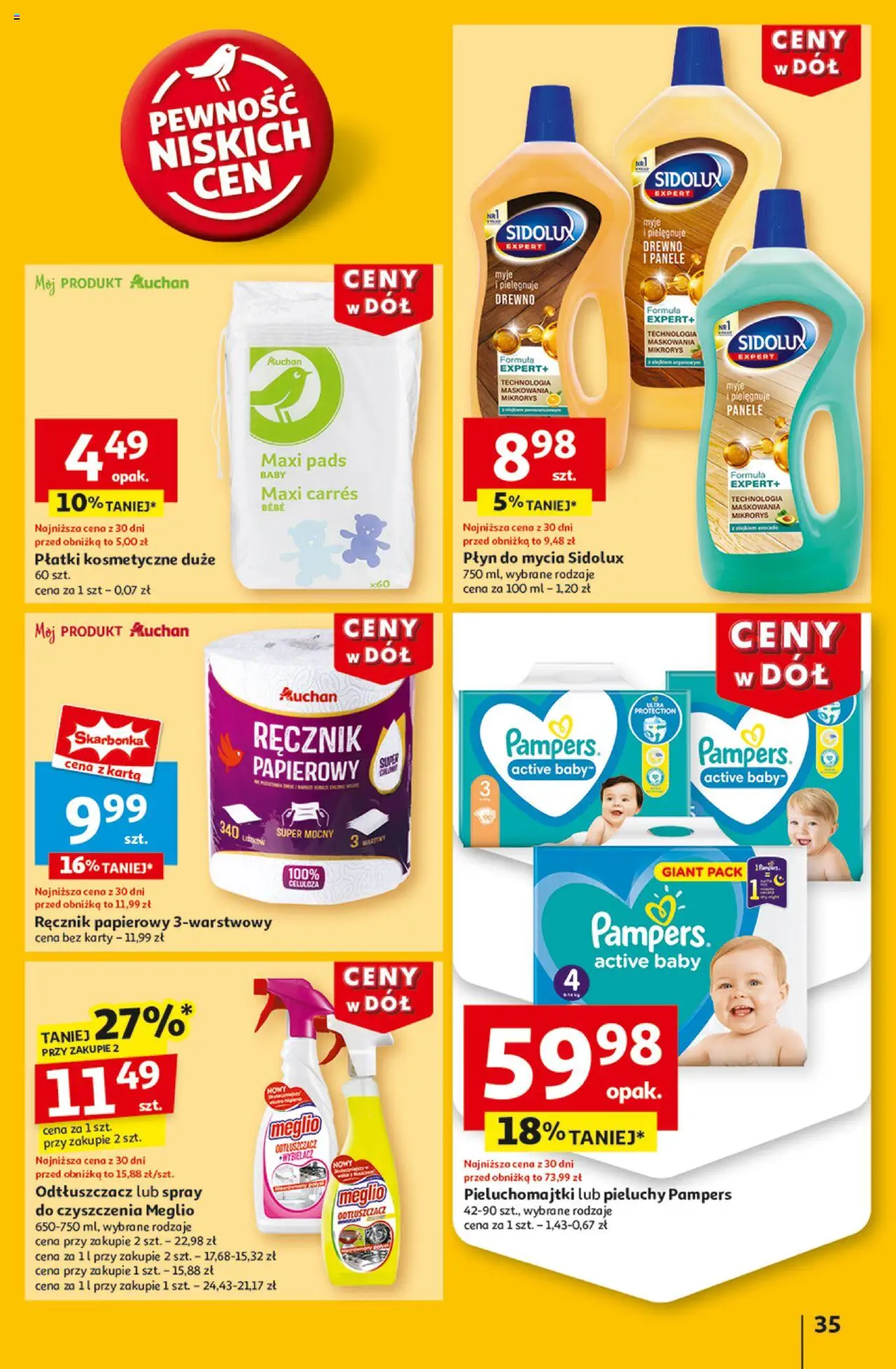 Auchan Ceny w dół Hipermarket Gazetka ważna od 16.01.2025 do 22.01.2025 strona 34