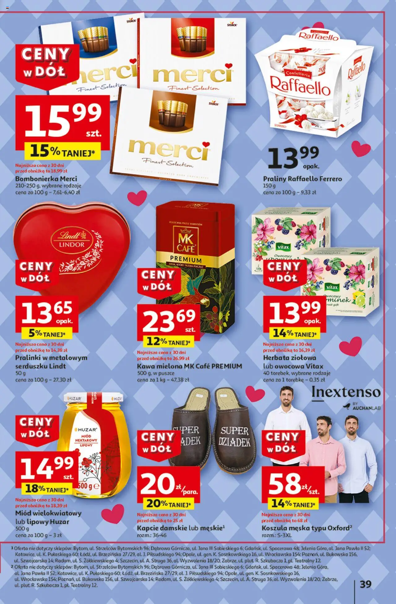 Auchan Ceny w dół Hipermarket Gazetka ważna od 16.01.2025 do 22.01.2025 strona 38