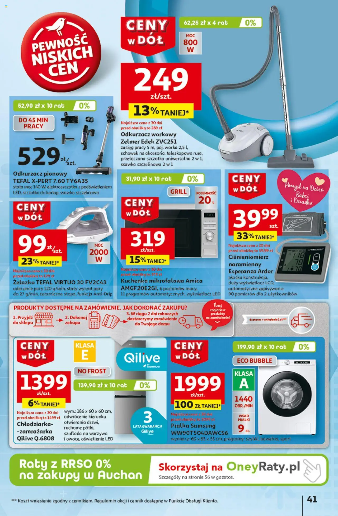 Auchan Ceny w dół Hipermarket Gazetka ważna od 16.01.2025 do 22.01.2025 strona 46