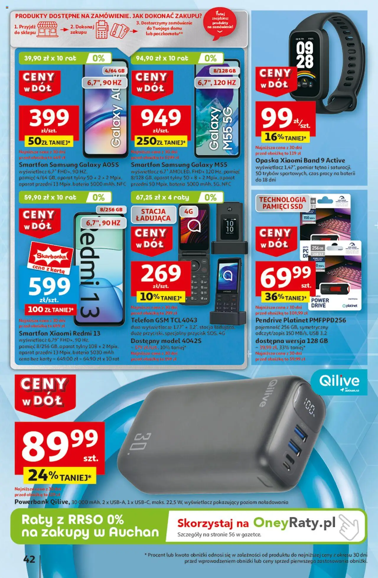 Auchan Ceny w dół Hipermarket Gazetka ważna od 16.01.2025 do 22.01.2025 strona 47