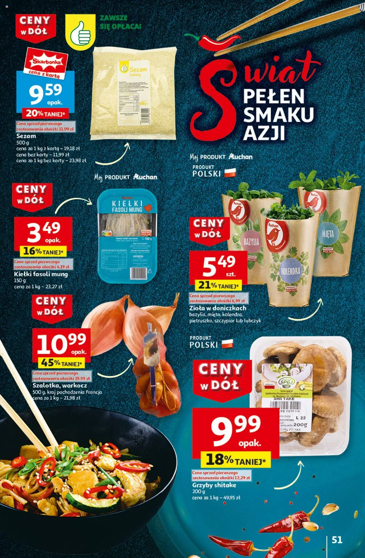 Auchan Ceny w dół Hipermarket Gazetka ważna od 16.01.2025 do 22.01.2025 strona 56