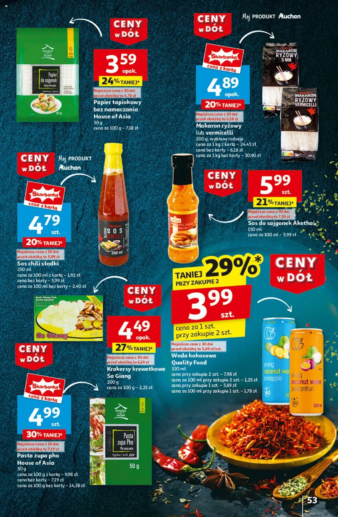 Auchan Ceny w dół Hipermarket Gazetka ważna od 16.01.2025 do 22.01.2025 strona 58