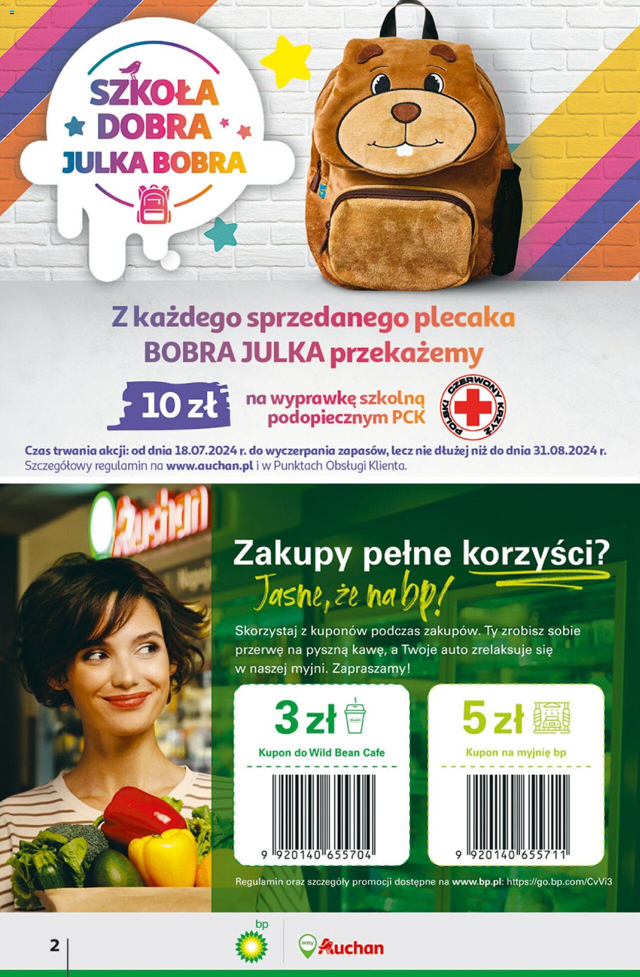 Auchan Ceny w dół Hipermarket Gazetka ważna od 18.07.2024 do 24.07.2024 strona 2