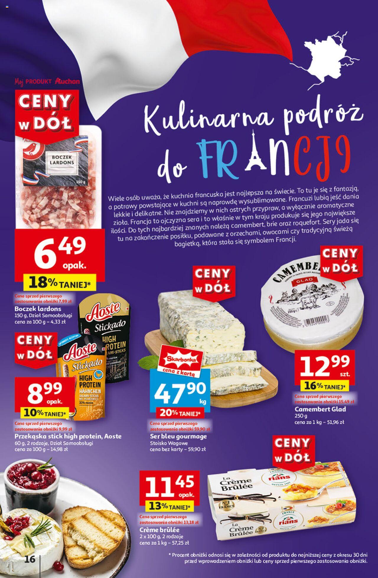 Auchan Ceny w dół Hipermarket Gazetka ważna od 18.07.2024 do 24.07.2024 strona 17
