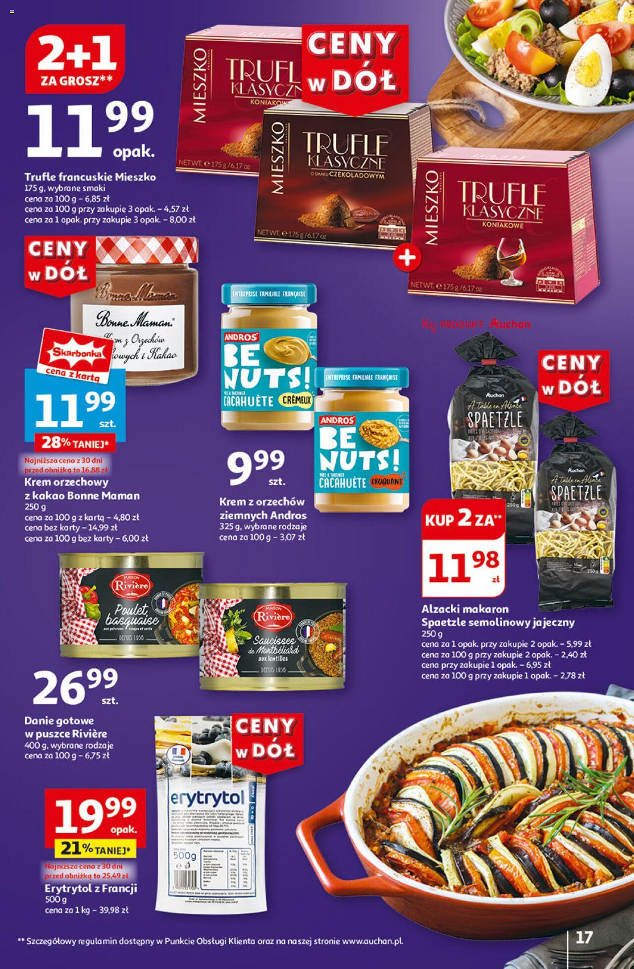 Auchan Ceny w dół Hipermarket Gazetka ważna od 18.07.2024 do 24.07.2024 strona 18