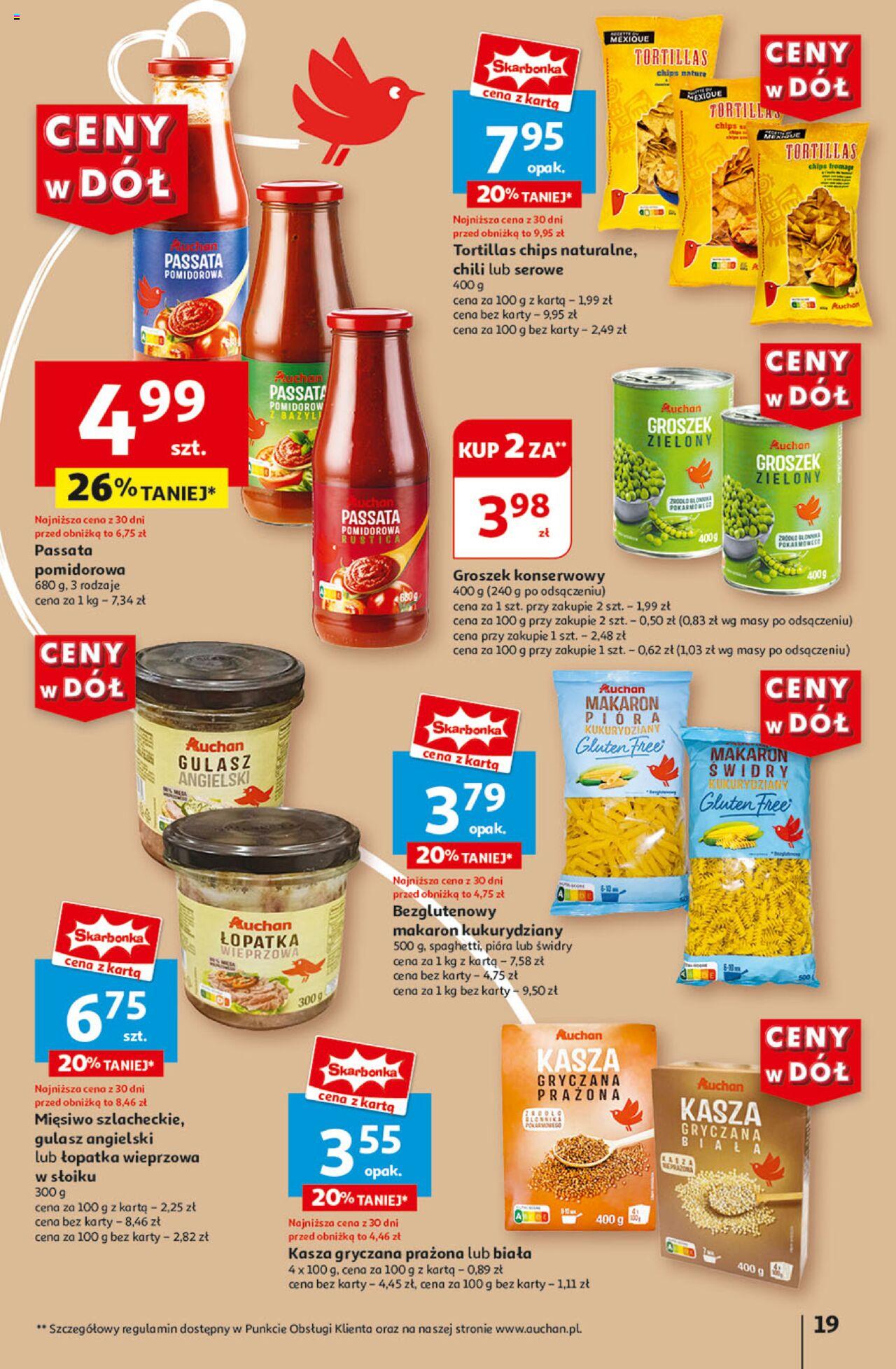Auchan Ceny w dół Hipermarket Gazetka ważna od 18.07.2024 do 24.07.2024 strona 20