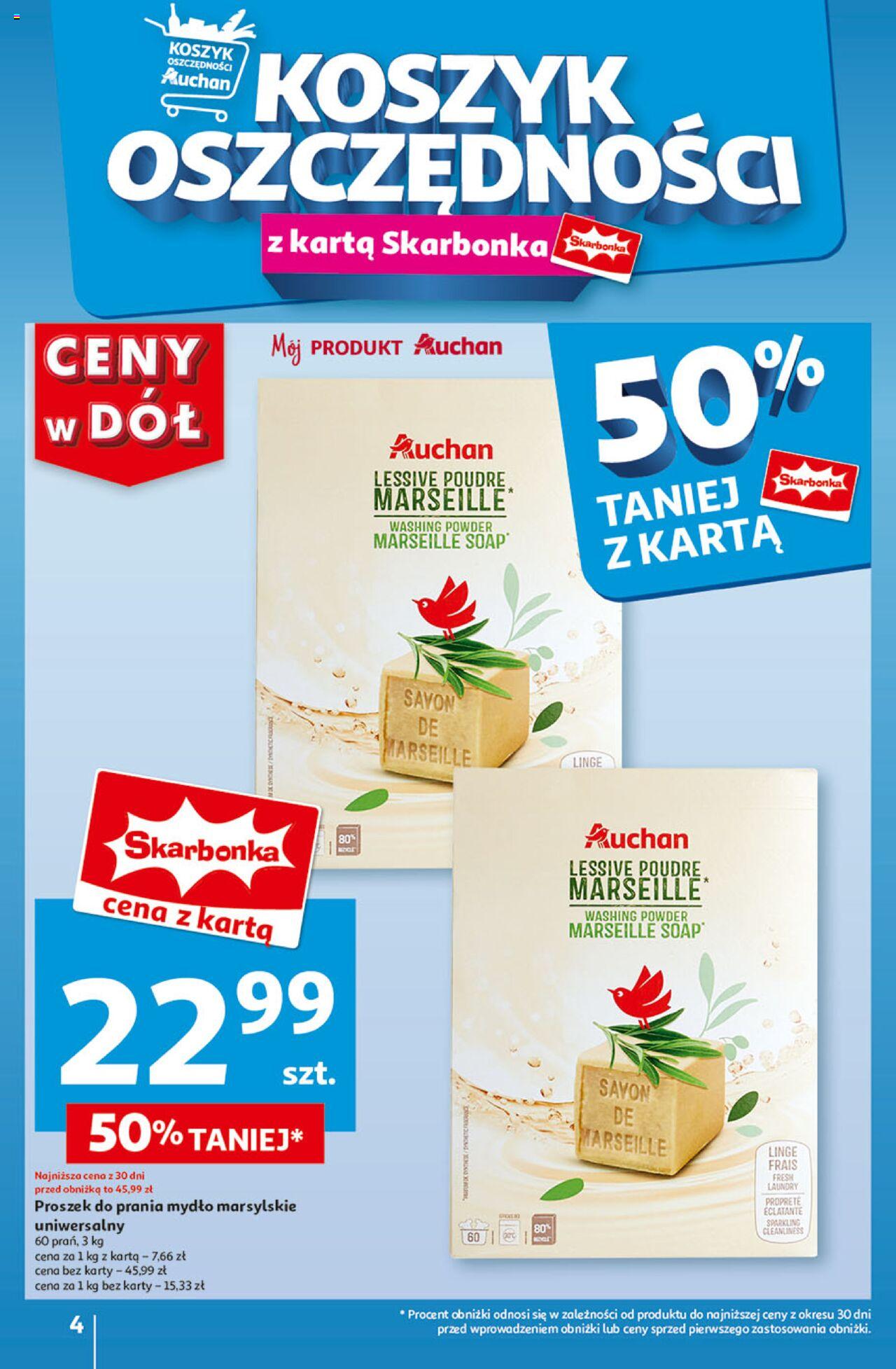 Auchan Ceny w dół Hipermarket Gazetka ważna od 18.07.2024 do 24.07.2024 strona 3