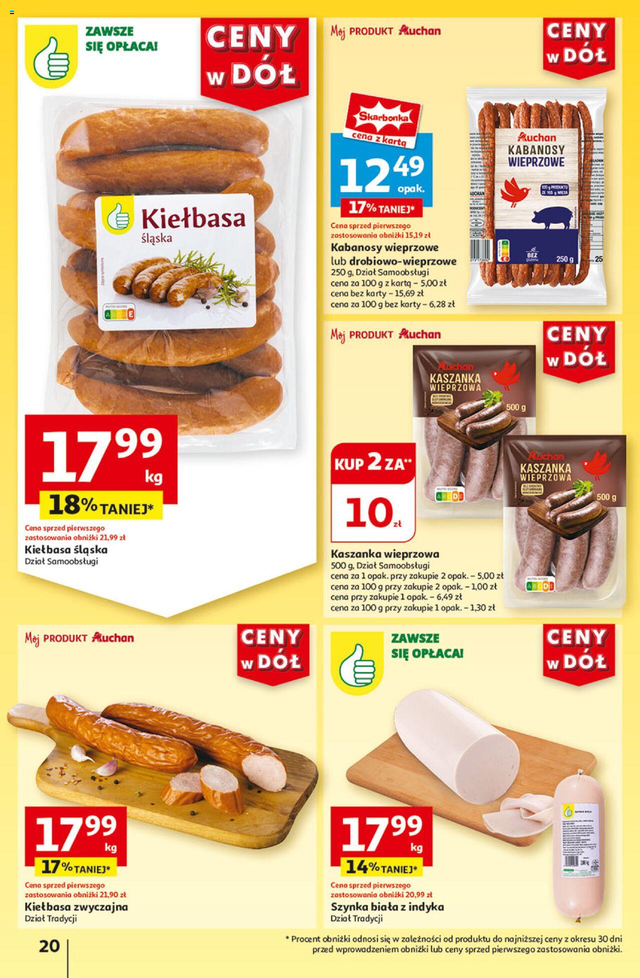 Auchan Ceny w dół Hipermarket Gazetka ważna od 18.07.2024 do 24.07.2024 strona 21