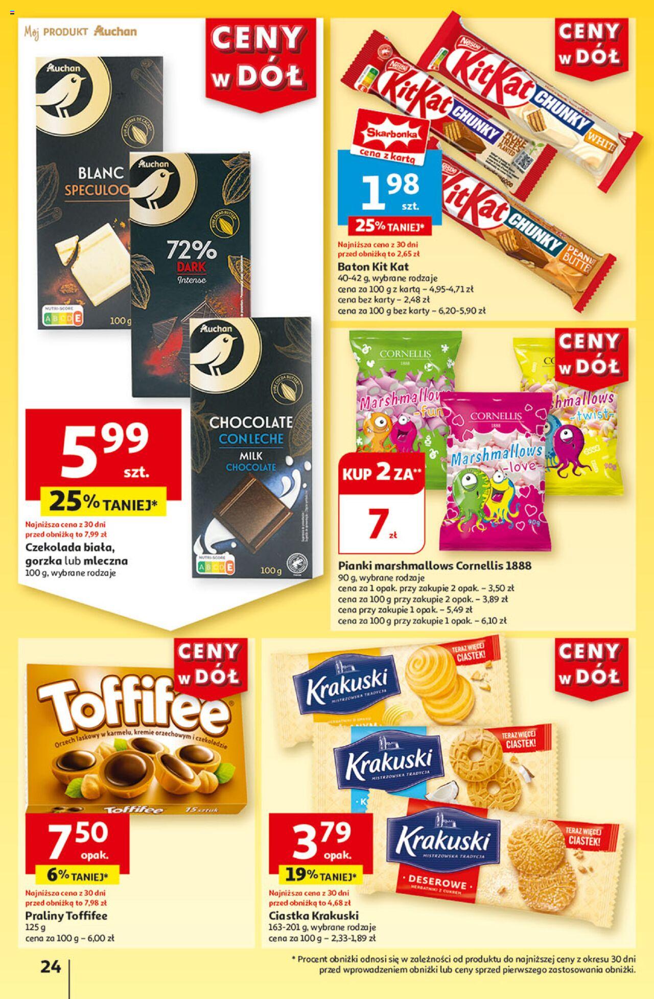 Auchan Ceny w dół Hipermarket Gazetka ważna od 18.07.2024 do 24.07.2024 strona 25