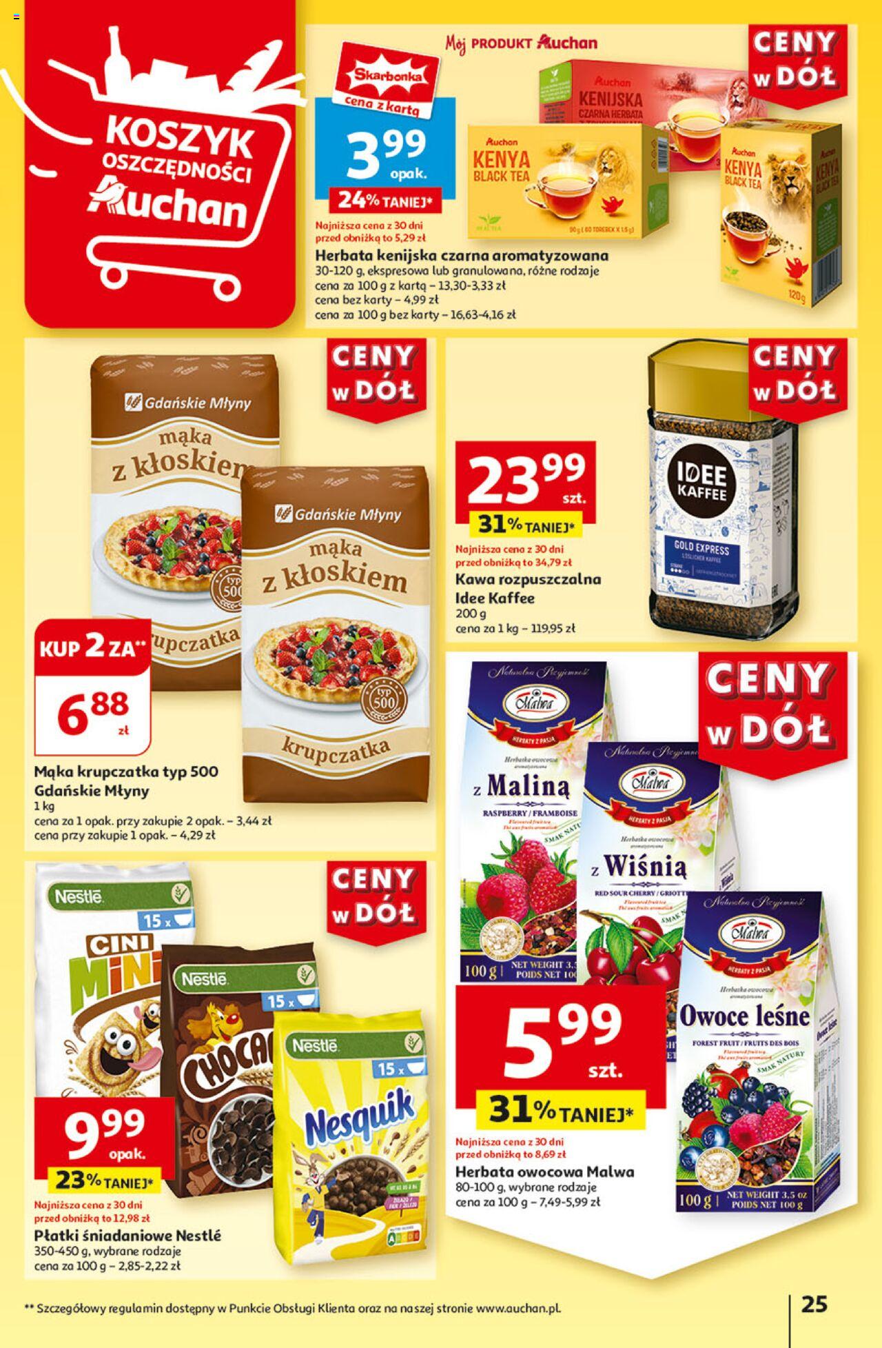 Auchan Ceny w dół Hipermarket Gazetka ważna od 18.07.2024 do 24.07.2024 strona 26