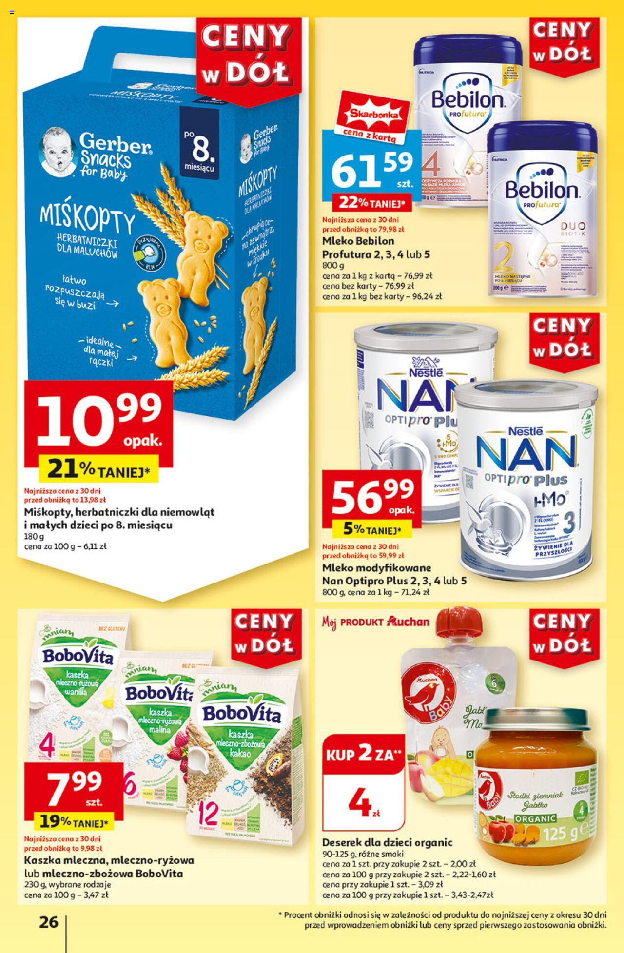 Auchan Ceny w dół Hipermarket Gazetka ważna od 18.07.2024 do 24.07.2024 strona 27