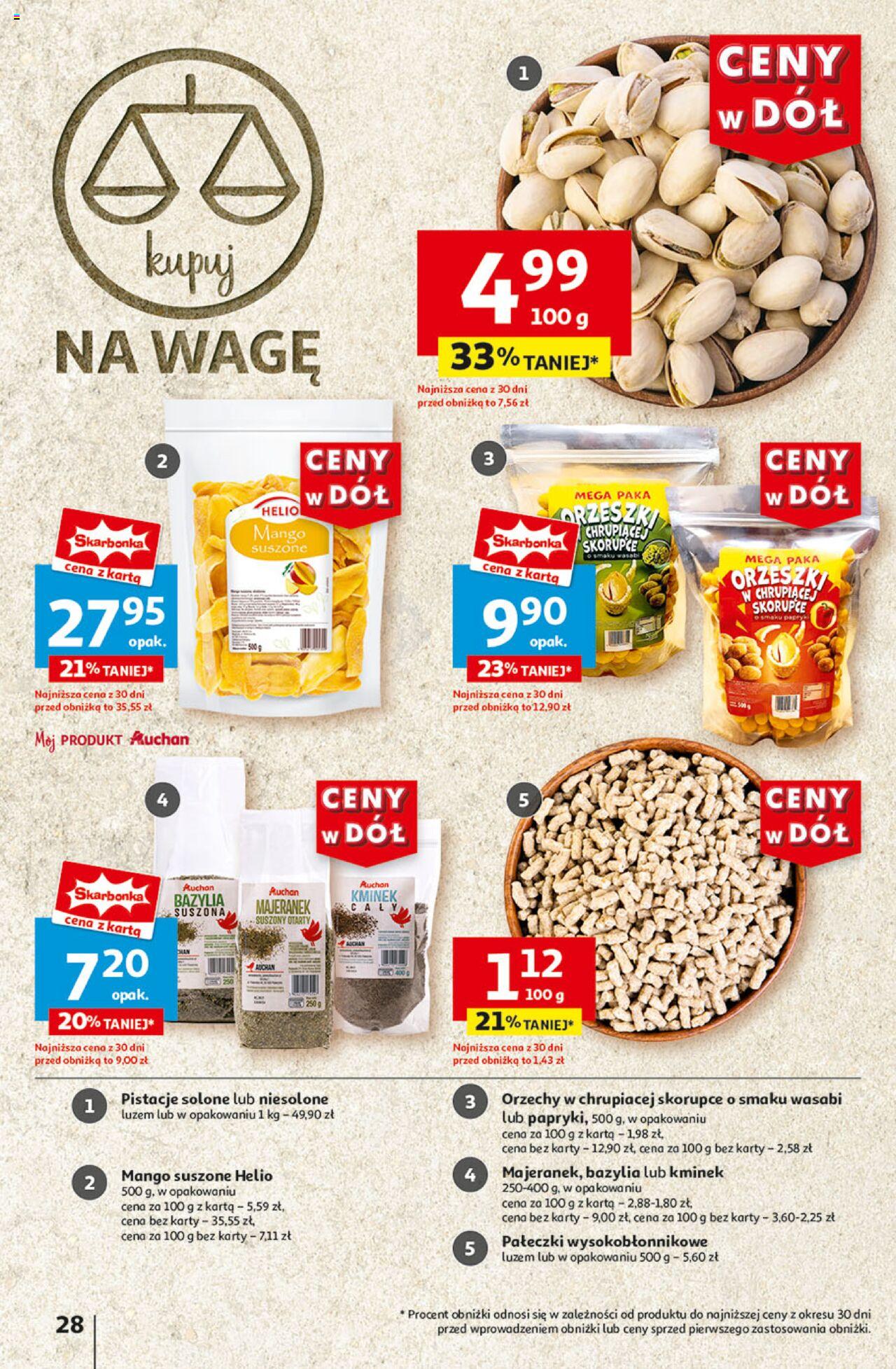 Auchan Ceny w dół Hipermarket Gazetka ważna od 18.07.2024 do 24.07.2024 strona 29