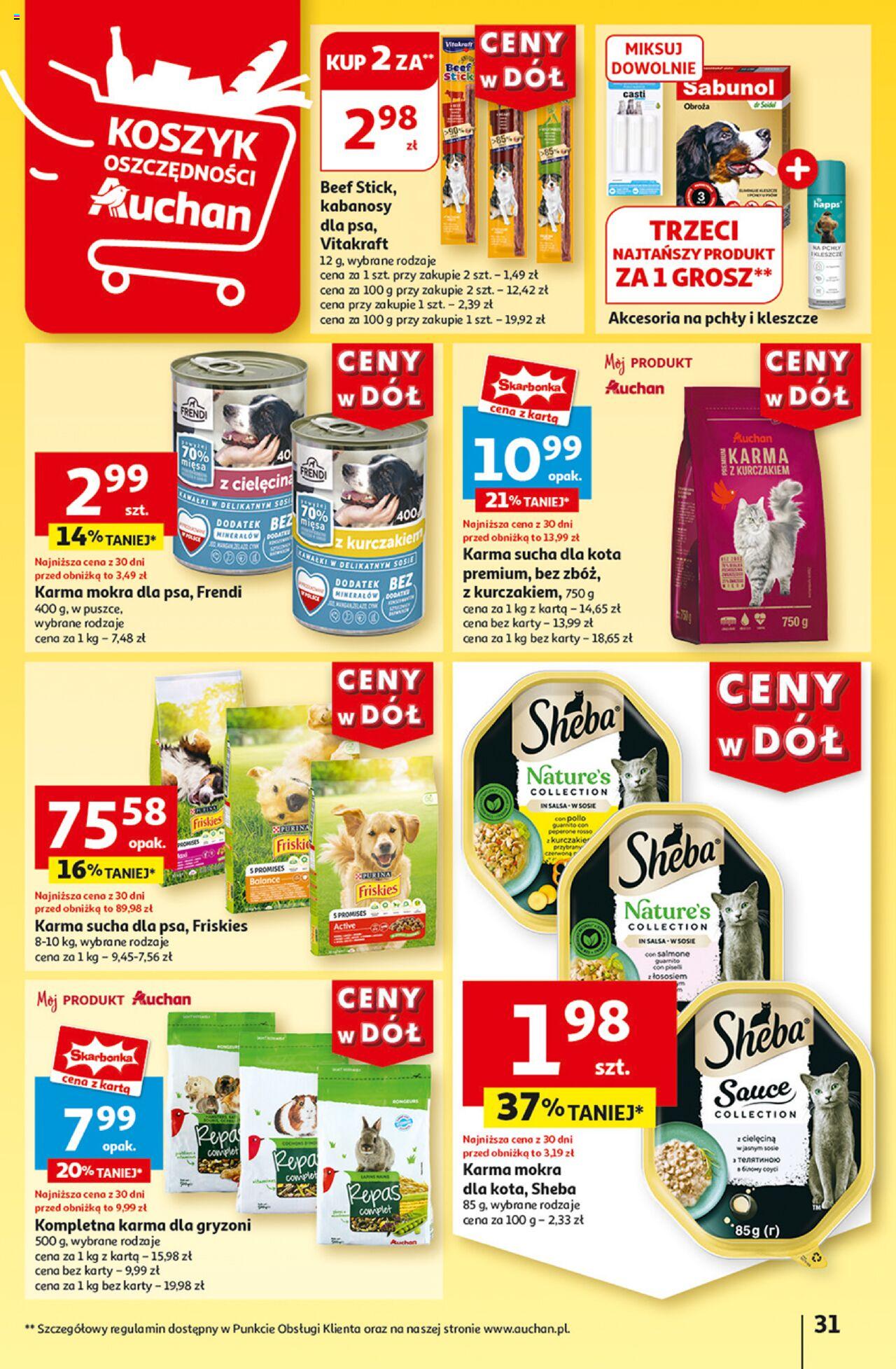 Auchan Ceny w dół Hipermarket Gazetka ważna od 18.07.2024 do 24.07.2024 strona 32