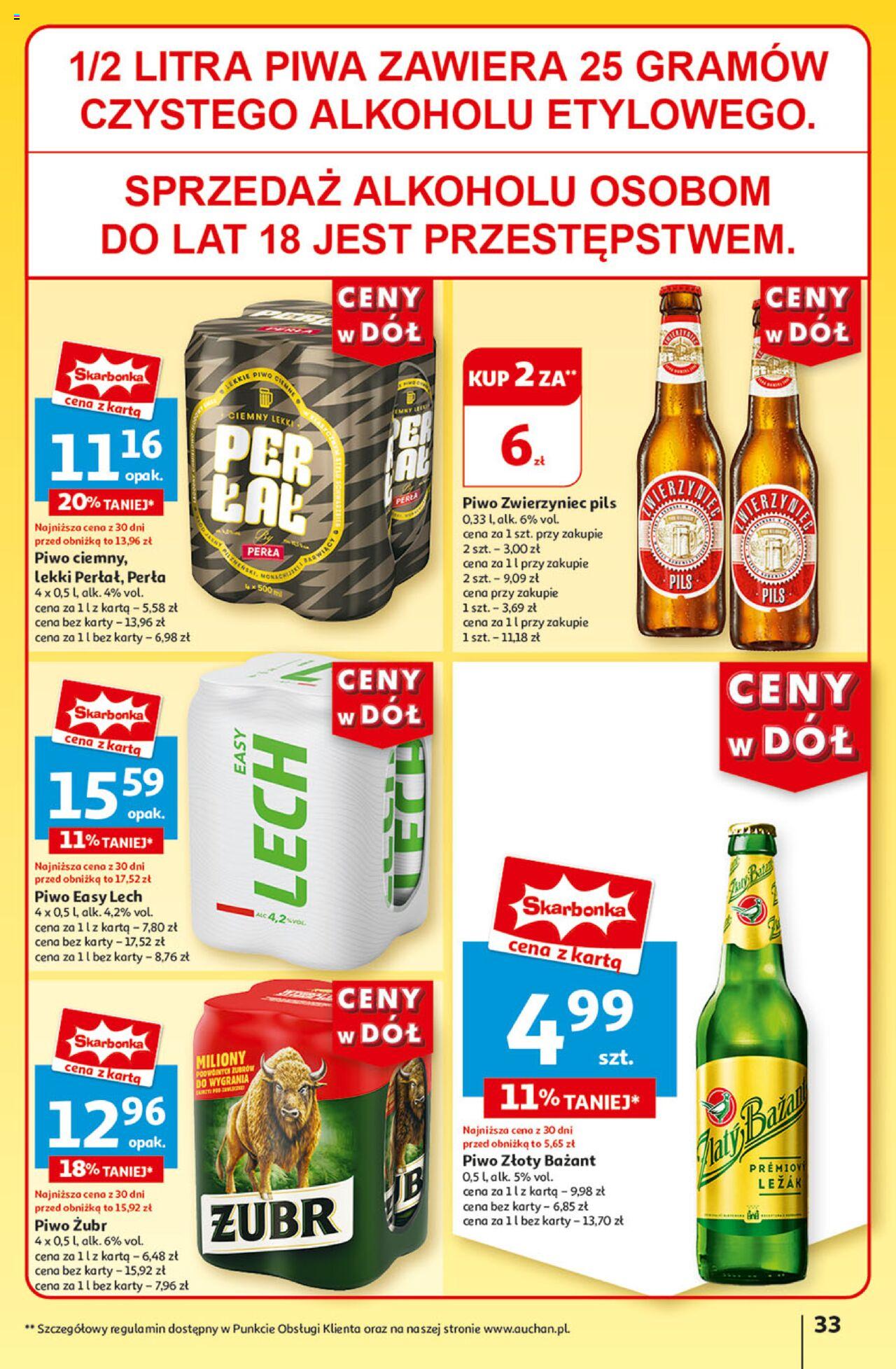 Auchan Ceny w dół Hipermarket Gazetka ważna od 18.07.2024 do 24.07.2024 strona 34