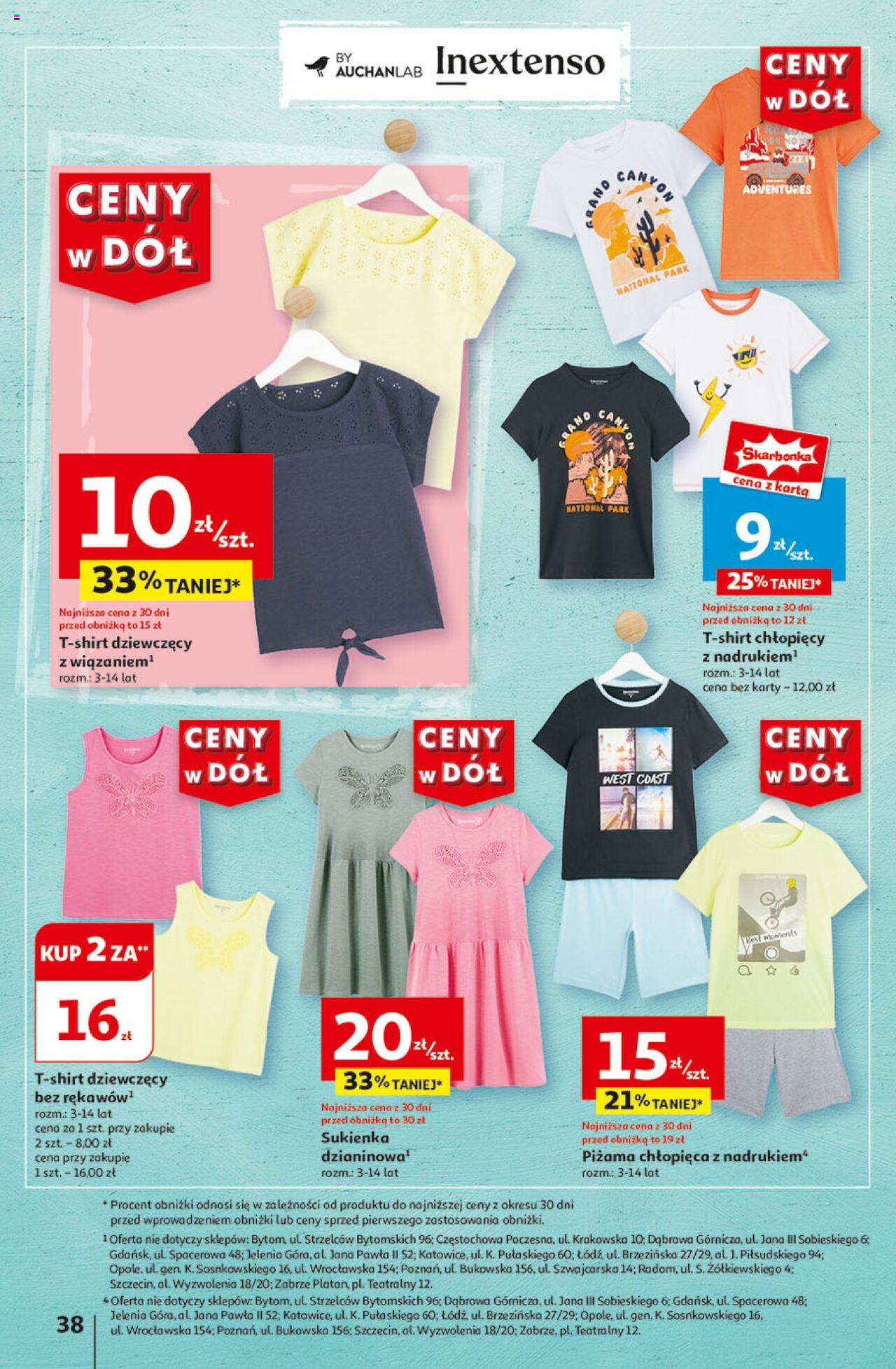 Auchan Ceny w dół Hipermarket Gazetka ważna od 18.07.2024 do 24.07.2024 strona 44