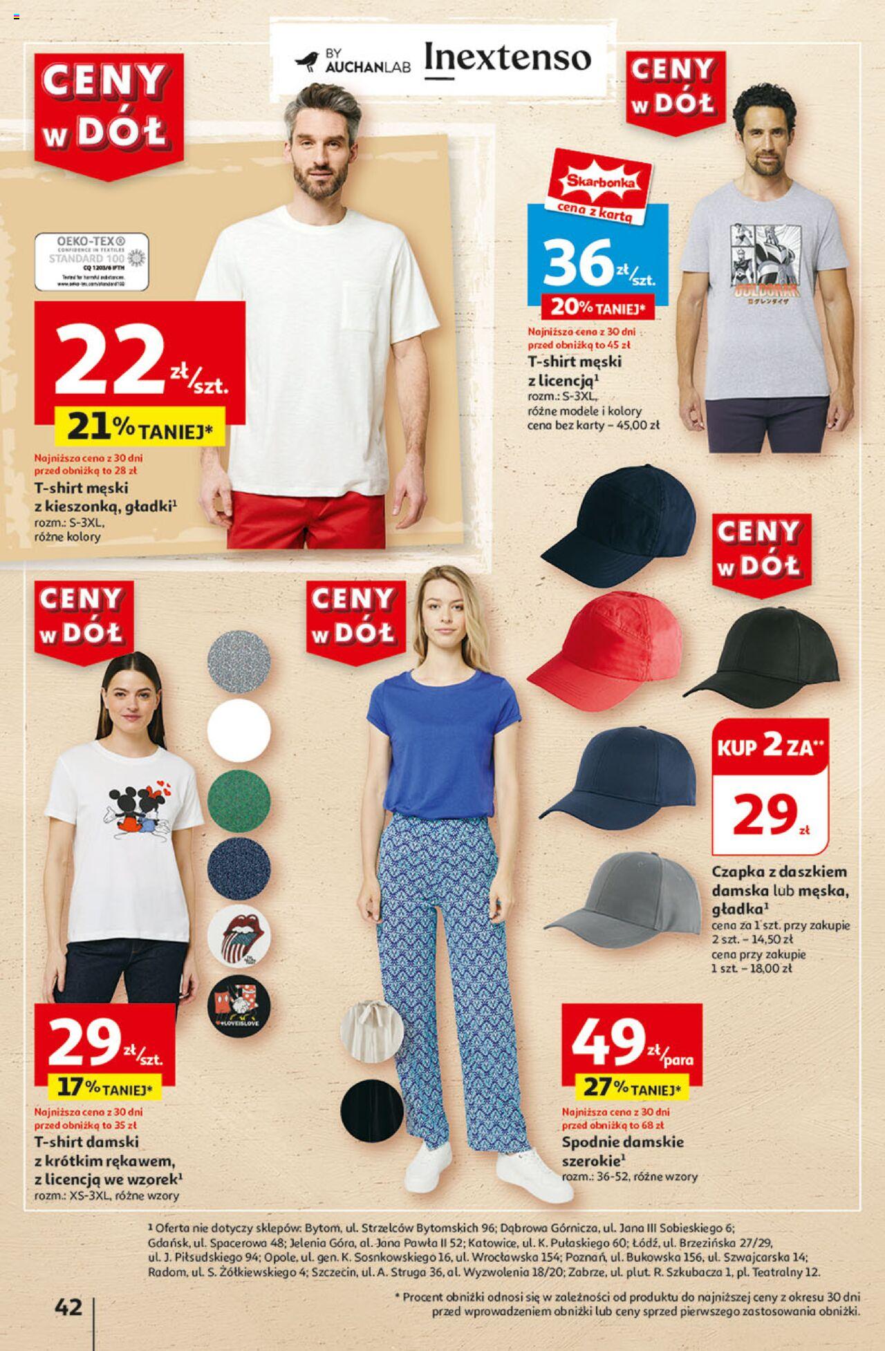 Auchan Ceny w dół Hipermarket Gazetka ważna od 18.07.2024 do 24.07.2024 strona 48