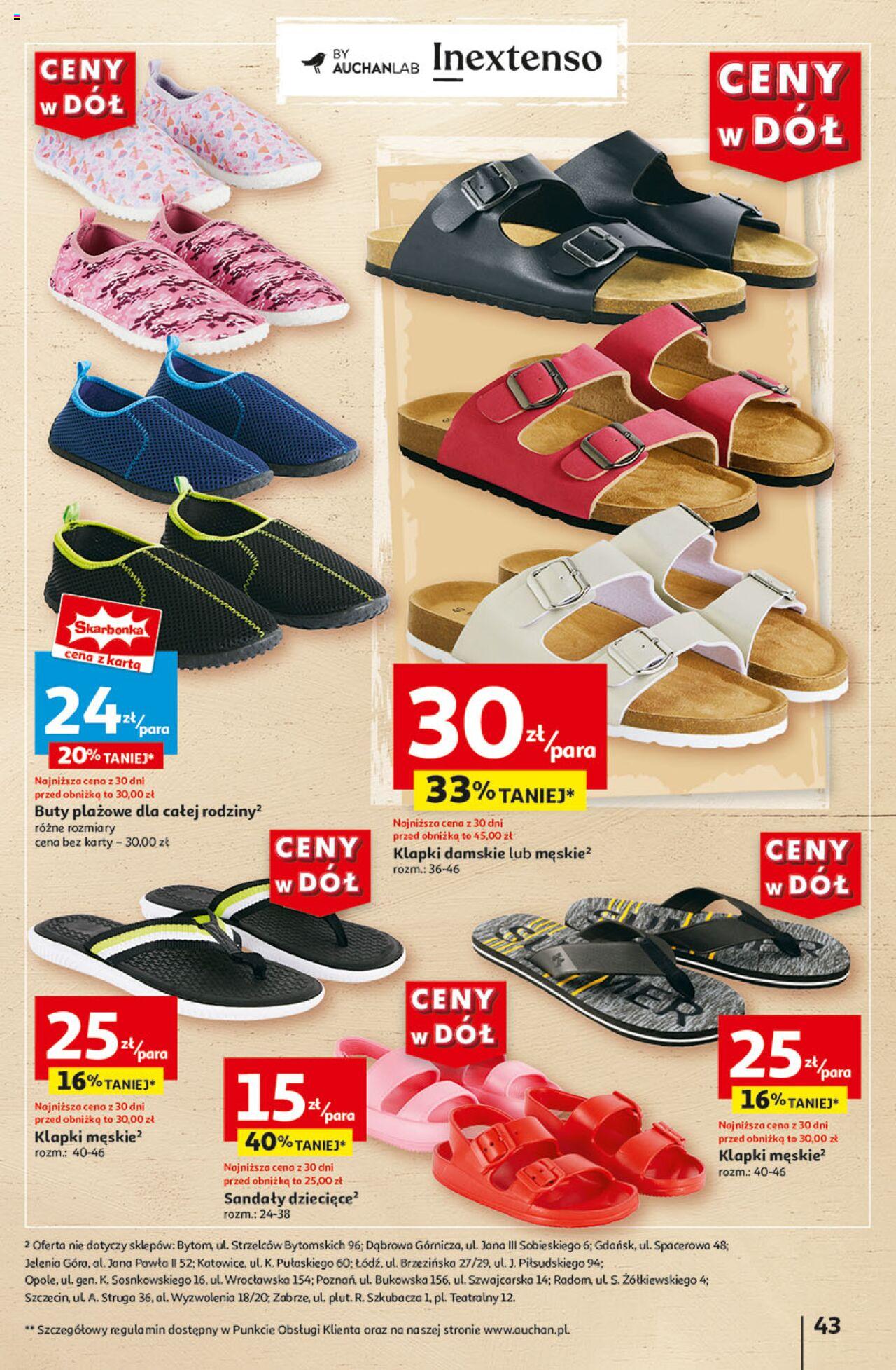 Auchan Ceny w dół Hipermarket Gazetka ważna od 18.07.2024 do 24.07.2024 strona 49