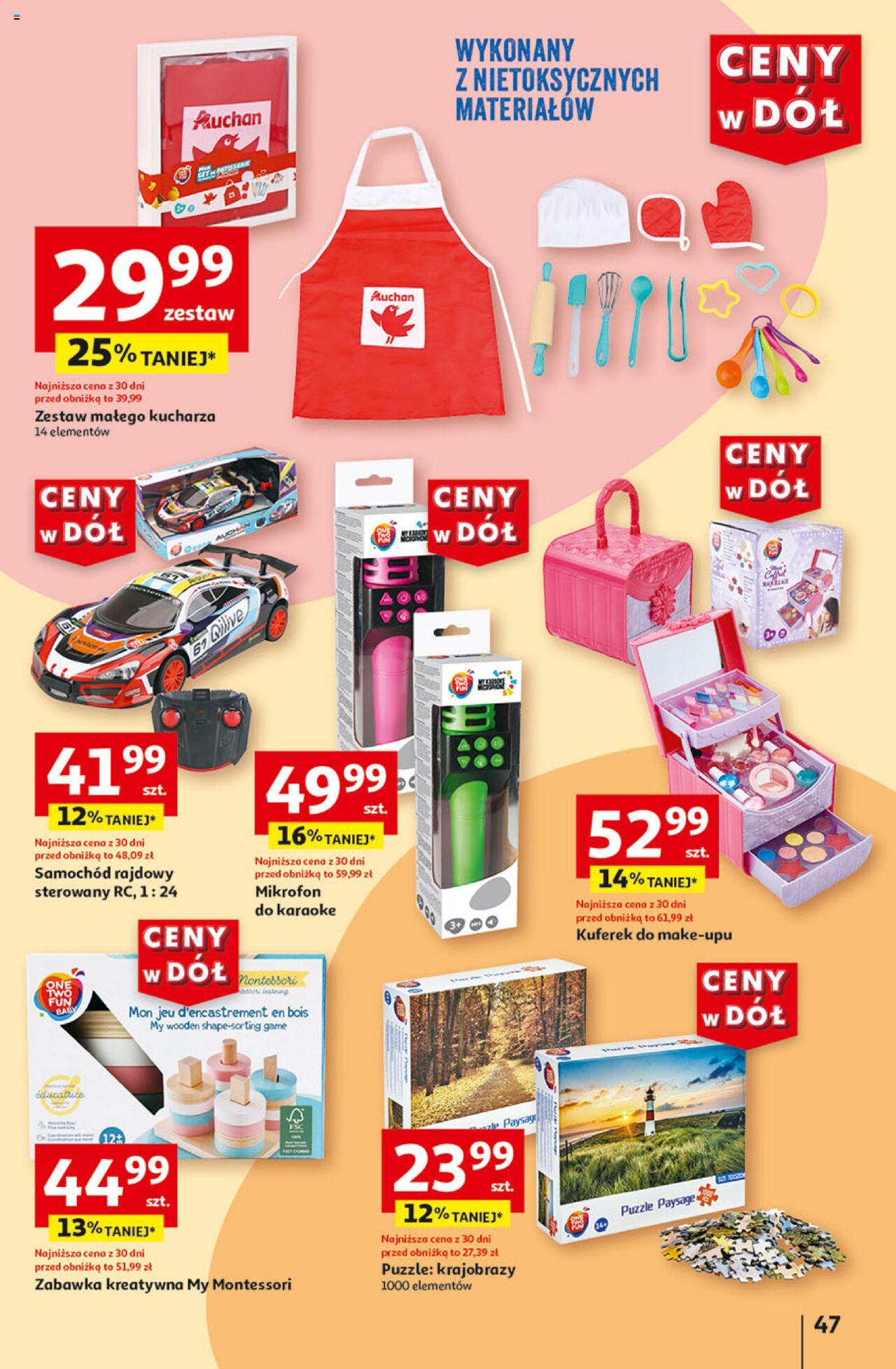 Auchan Ceny w dół Hipermarket Gazetka ważna od 18.07.2024 do 24.07.2024 strona 53