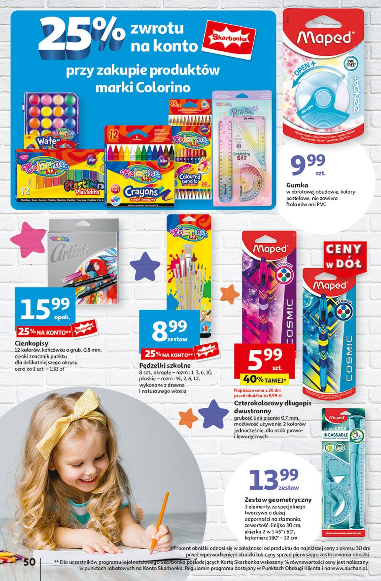Auchan Ceny w dół Hipermarket Gazetka ważna od 18.07.2024 do 24.07.2024 strona 56
