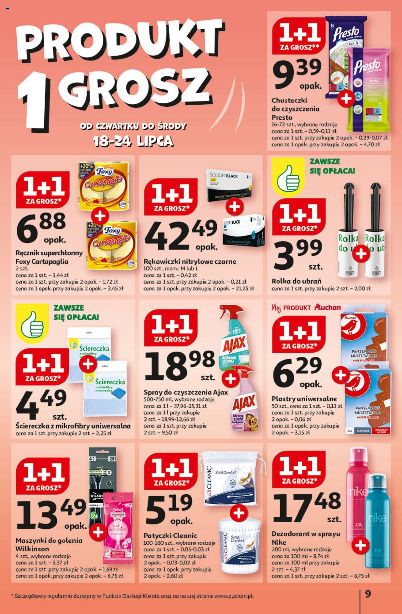 Auchan Ceny w dół Hipermarket Gazetka ważna od 18.07.2024 do 24.07.2024 strona 8