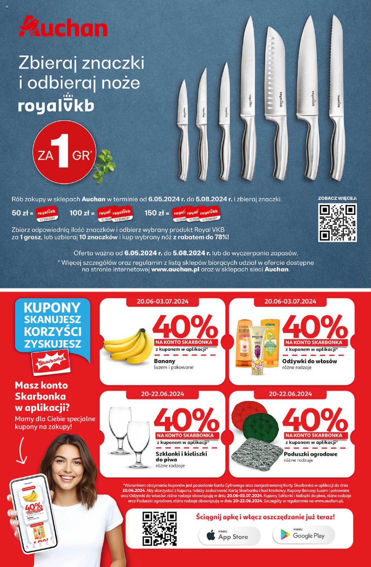 Auchan Ceny w dół Hipermarket Gazetka ważna od 20.06.2024 do 26.06.2024 strona 2