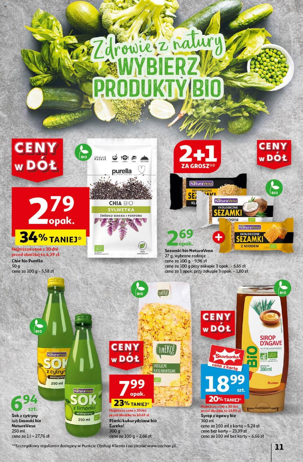 Auchan Ceny w dół Hipermarket Gazetka ważna od 20.06.2024 do 26.06.2024 strona 13