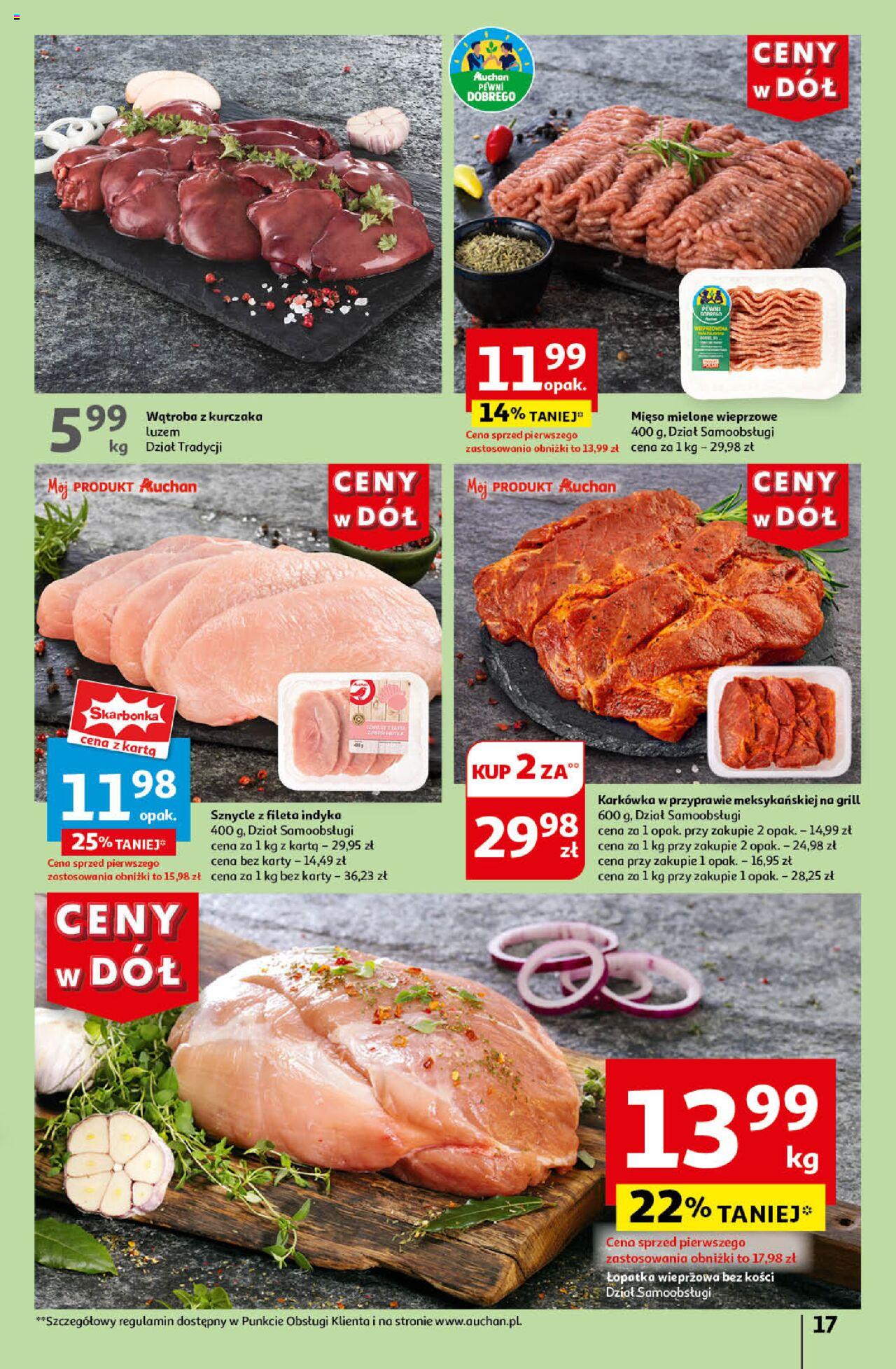 Auchan Ceny w dół Hipermarket Gazetka ważna od 20.06.2024 do 26.06.2024 strona 19