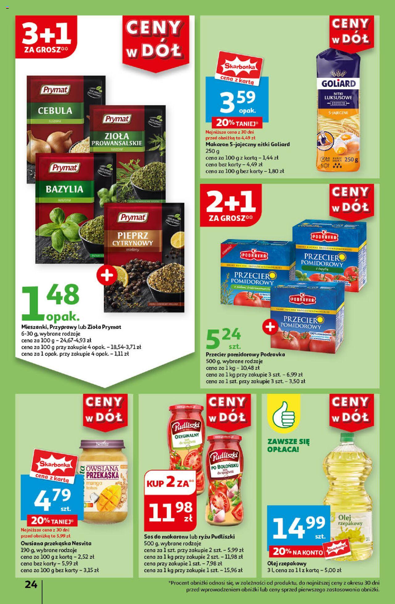 Auchan Ceny w dół Hipermarket Gazetka ważna od 20.06.2024 do 26.06.2024 strona 28