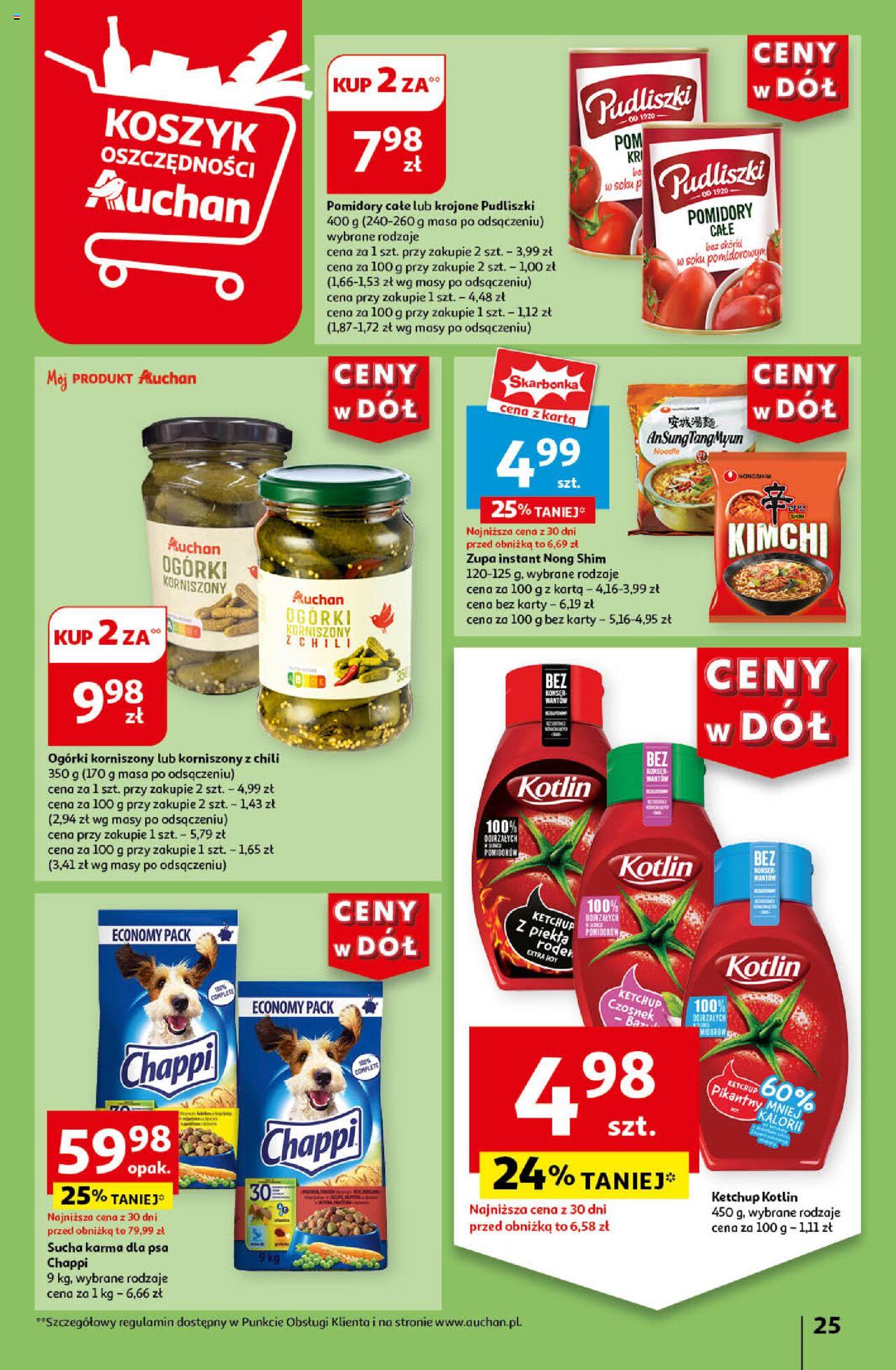 Auchan Ceny w dół Hipermarket Gazetka ważna od 20.06.2024 do 26.06.2024 strona 29
