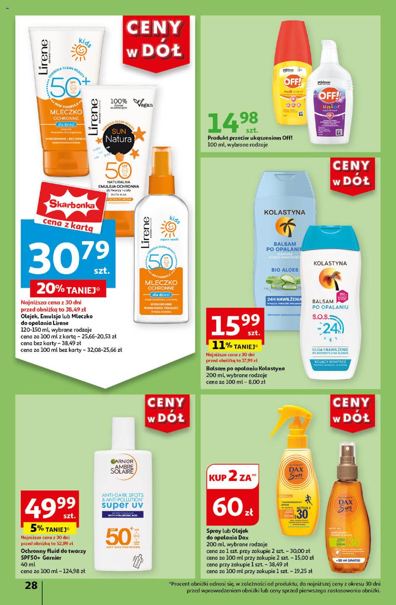 Auchan Ceny w dół Hipermarket Gazetka ważna od 20.06.2024 do 26.06.2024 strona 32