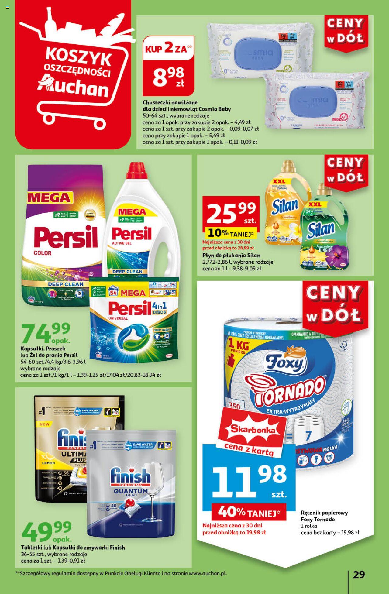 Auchan Ceny w dół Hipermarket Gazetka ważna od 20.06.2024 do 26.06.2024 strona 33