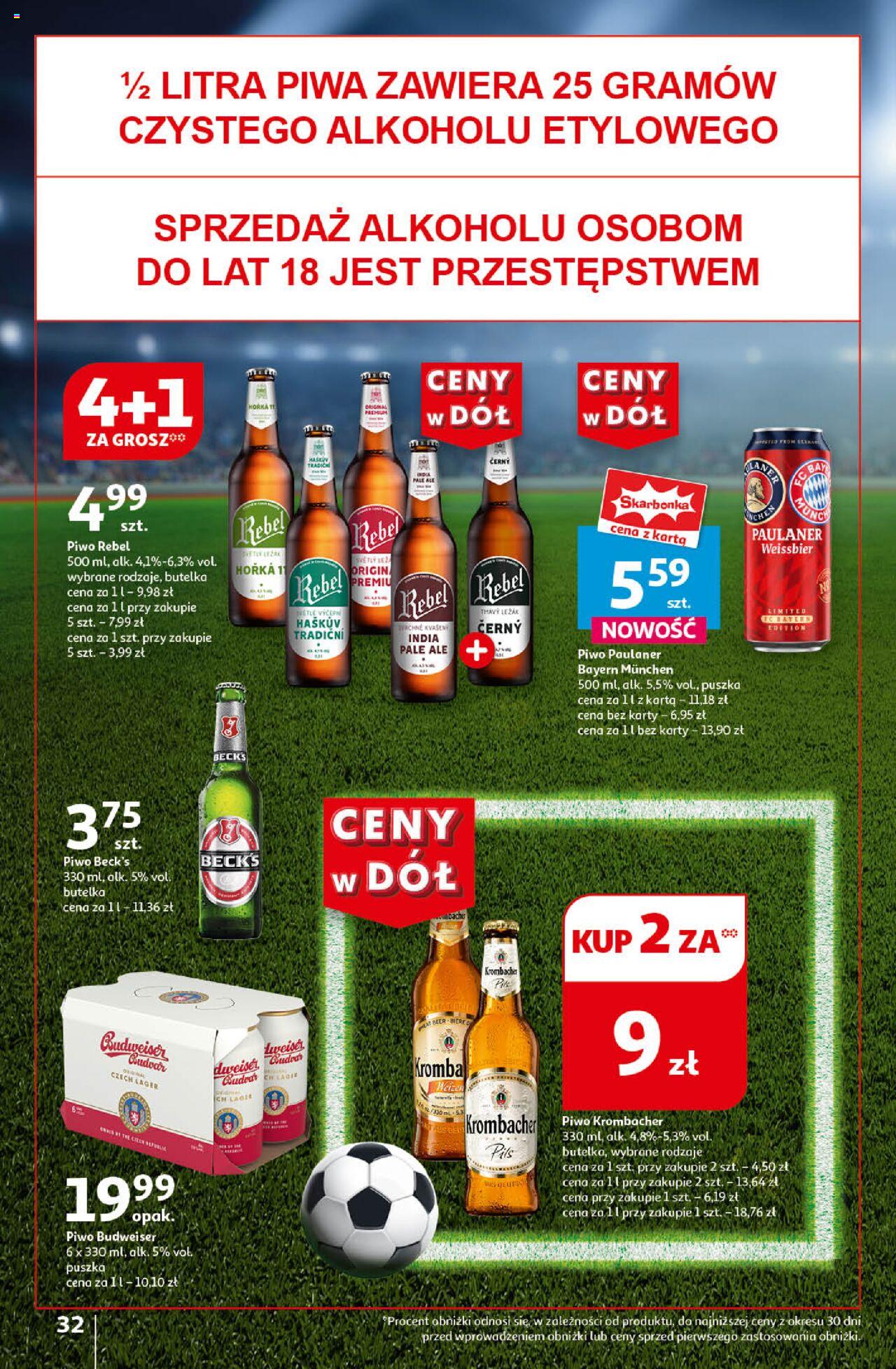 Auchan Ceny w dół Hipermarket Gazetka ważna od 20.06.2024 do 26.06.2024 strona 36