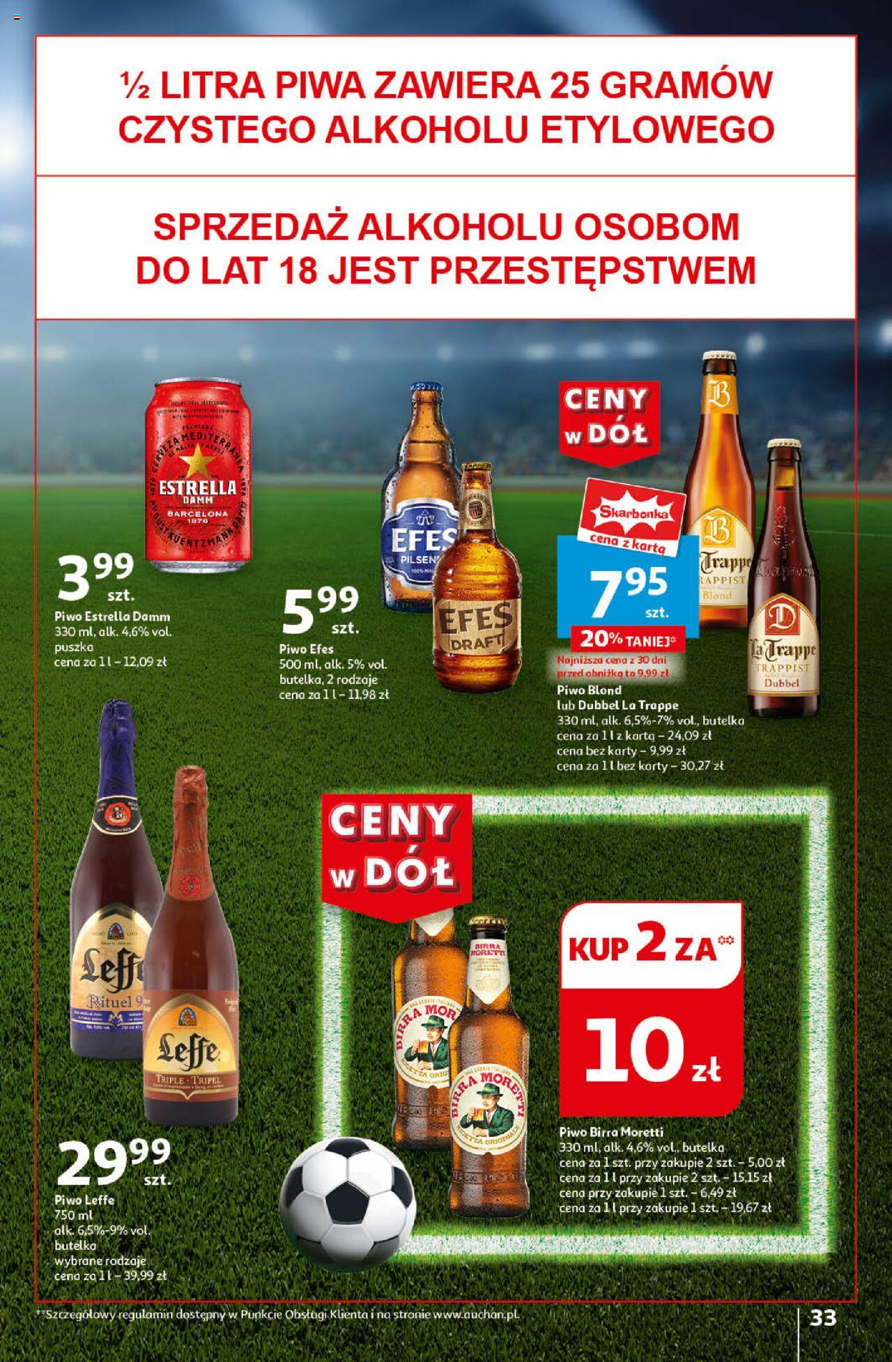 Auchan Ceny w dół Hipermarket Gazetka ważna od 20.06.2024 do 26.06.2024 strona 37