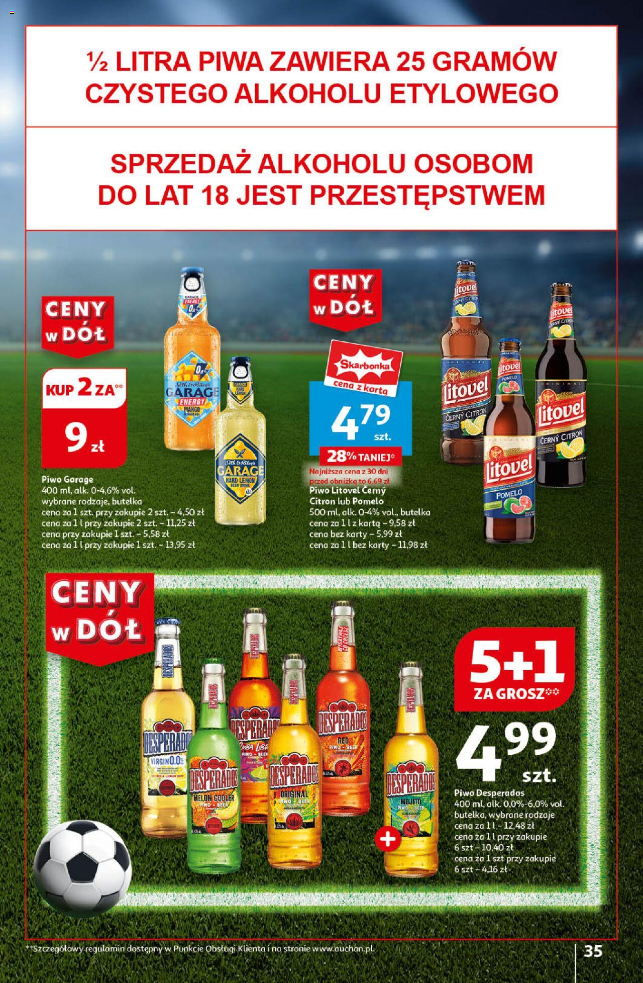 Auchan Ceny w dół Hipermarket Gazetka ważna od 20.06.2024 do 26.06.2024 strona 39