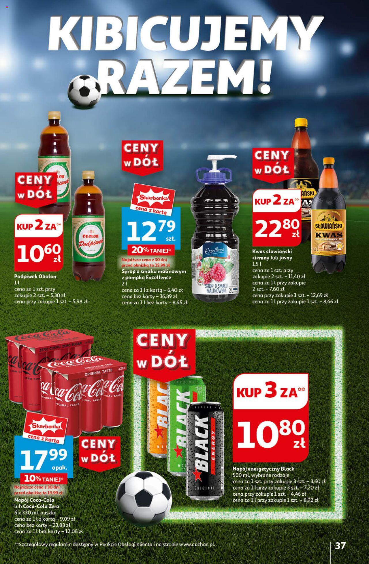 Auchan Ceny w dół Hipermarket Gazetka ważna od 20.06.2024 do 26.06.2024 strona 41