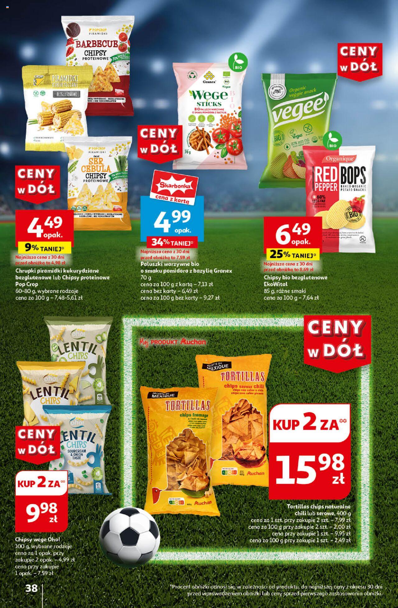 Auchan Ceny w dół Hipermarket Gazetka ważna od 20.06.2024 do 26.06.2024 strona 42