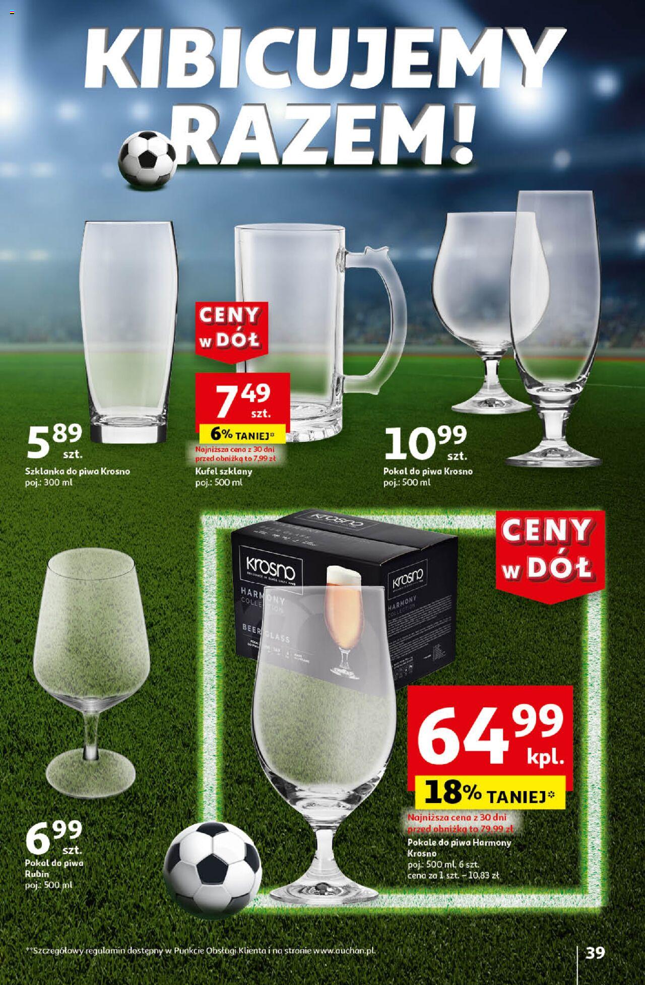 Auchan Ceny w dół Hipermarket Gazetka ważna od 20.06.2024 do 26.06.2024 strona 43