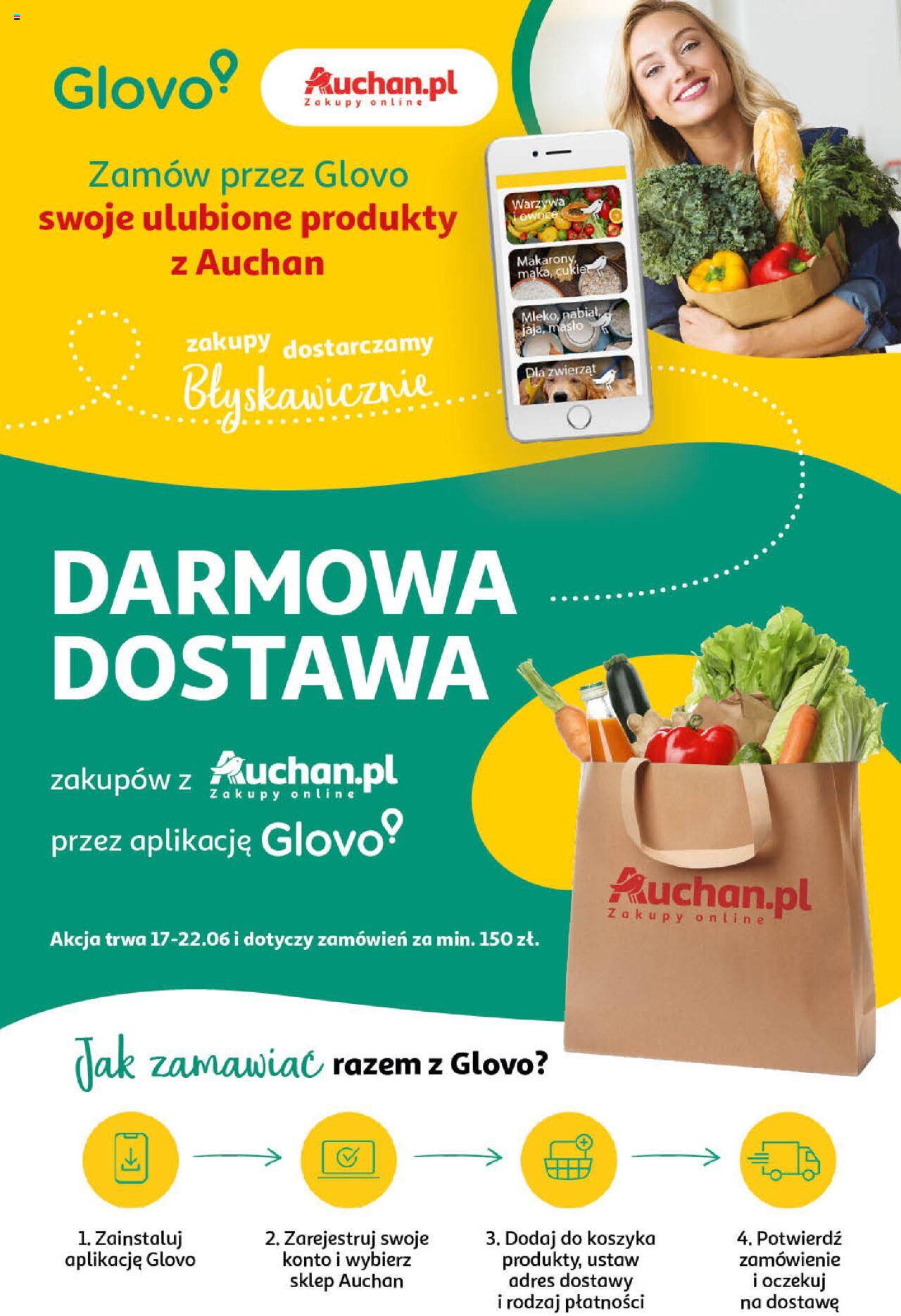 Auchan Ceny w dół Hipermarket Gazetka ważna od 20.06.2024 do 26.06.2024 strona 45