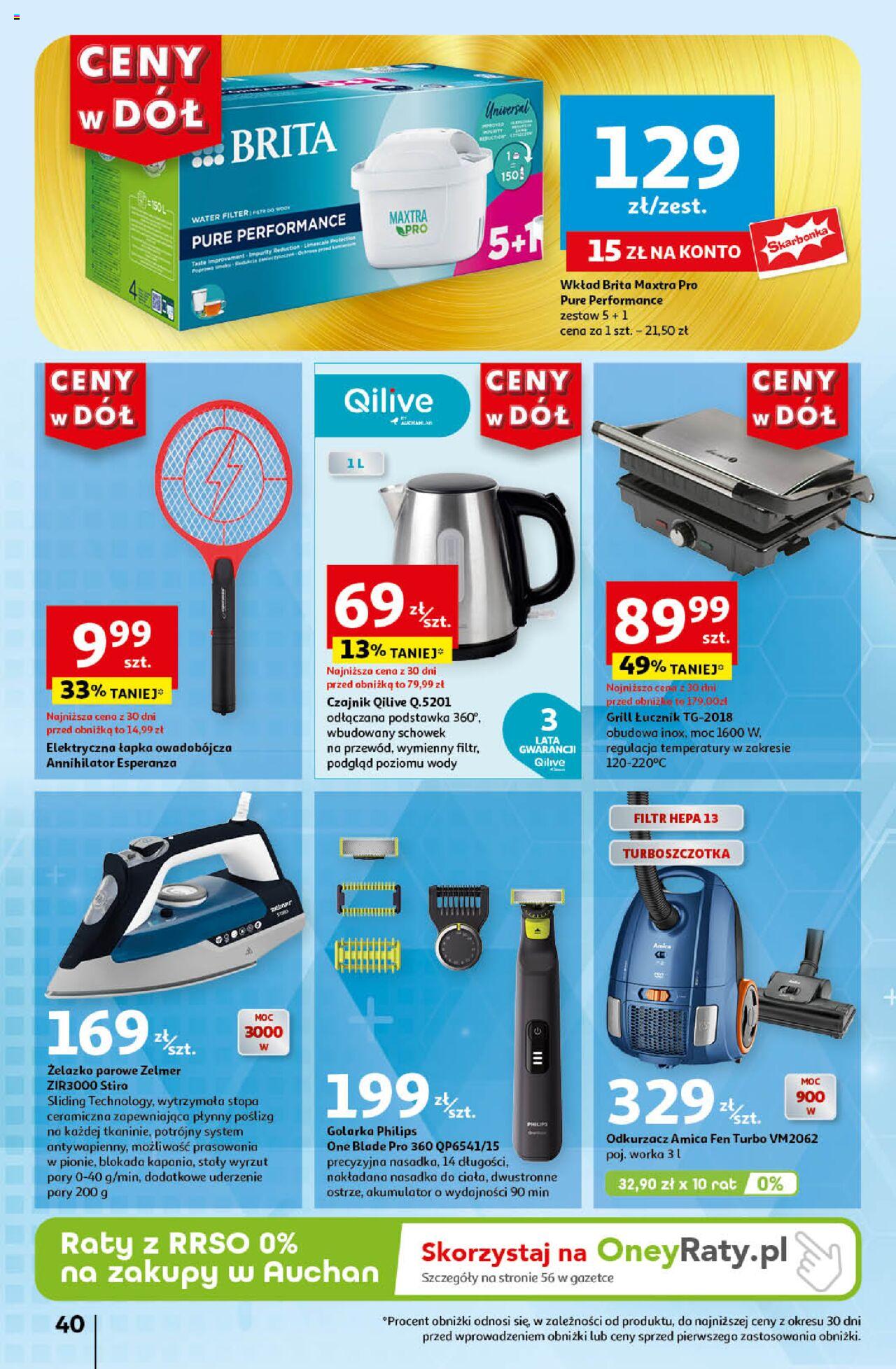 Auchan Ceny w dół Hipermarket Gazetka ważna od 20.06.2024 do 26.06.2024 strona 48