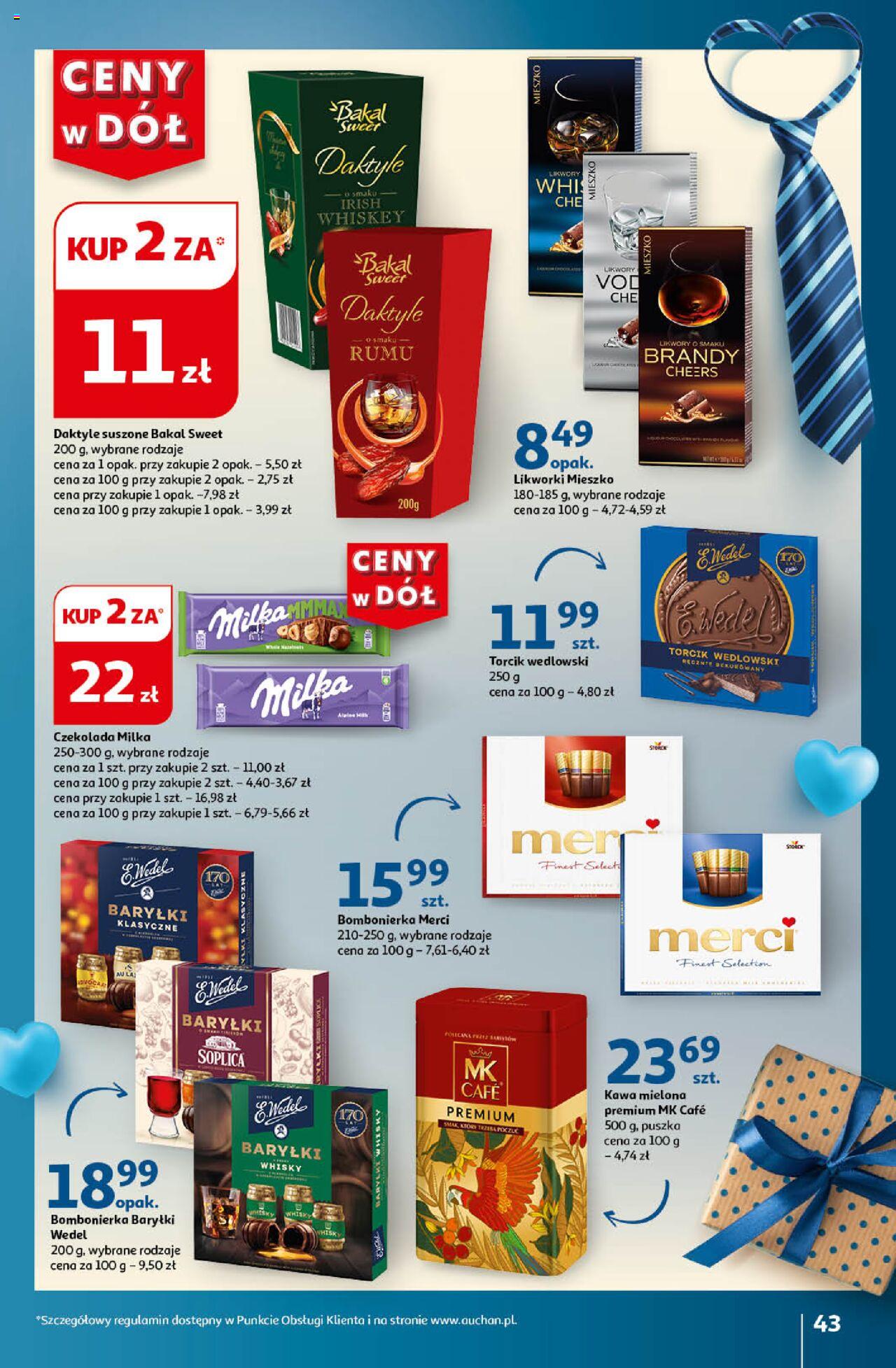 Auchan Ceny w dół Hipermarket Gazetka ważna od 20.06.2024 do 26.06.2024 strona 51