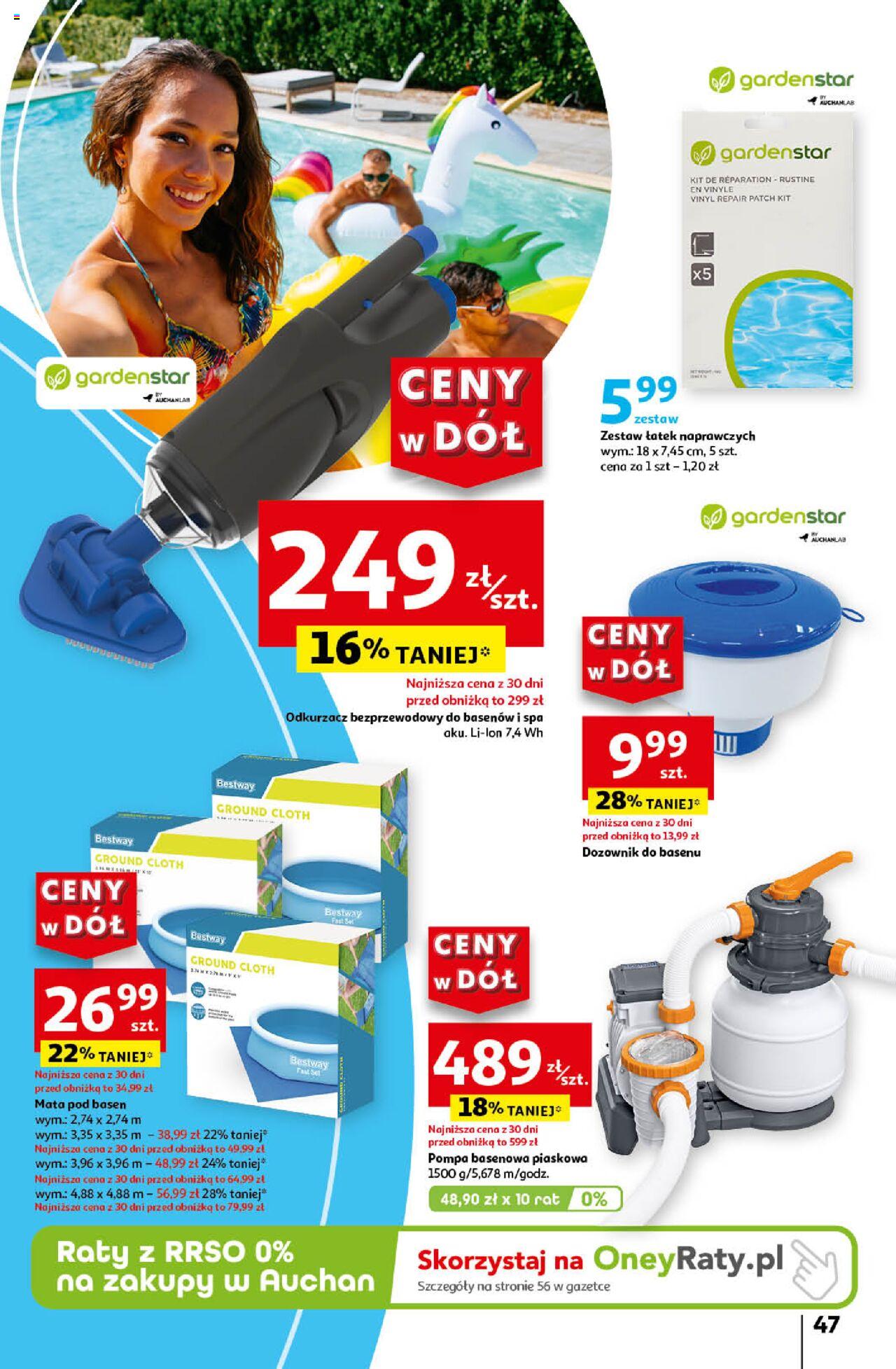 Auchan Ceny w dół Hipermarket Gazetka ważna od 20.06.2024 do 26.06.2024 strona 55